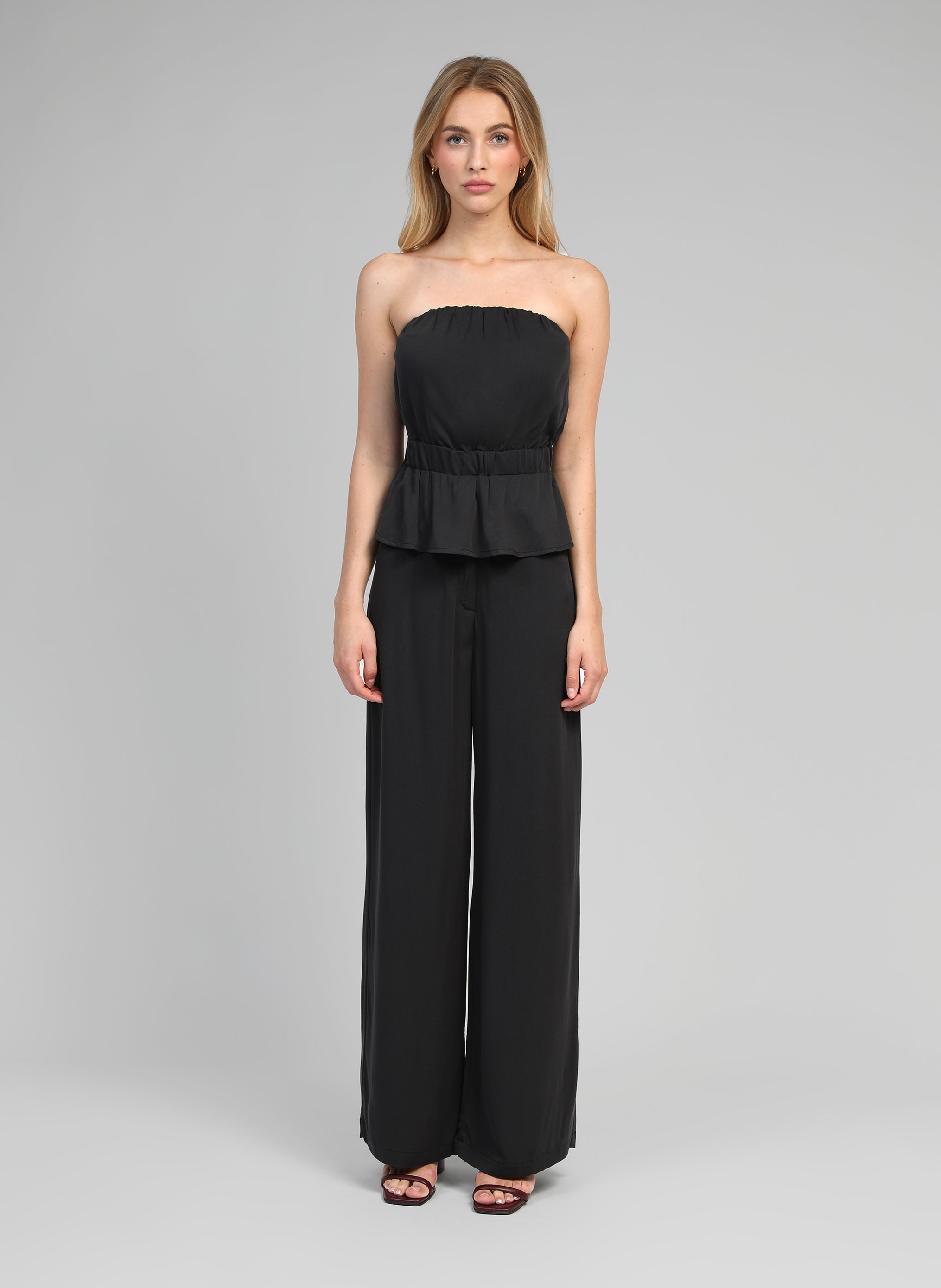 PANTALON PHOEBILO carbone