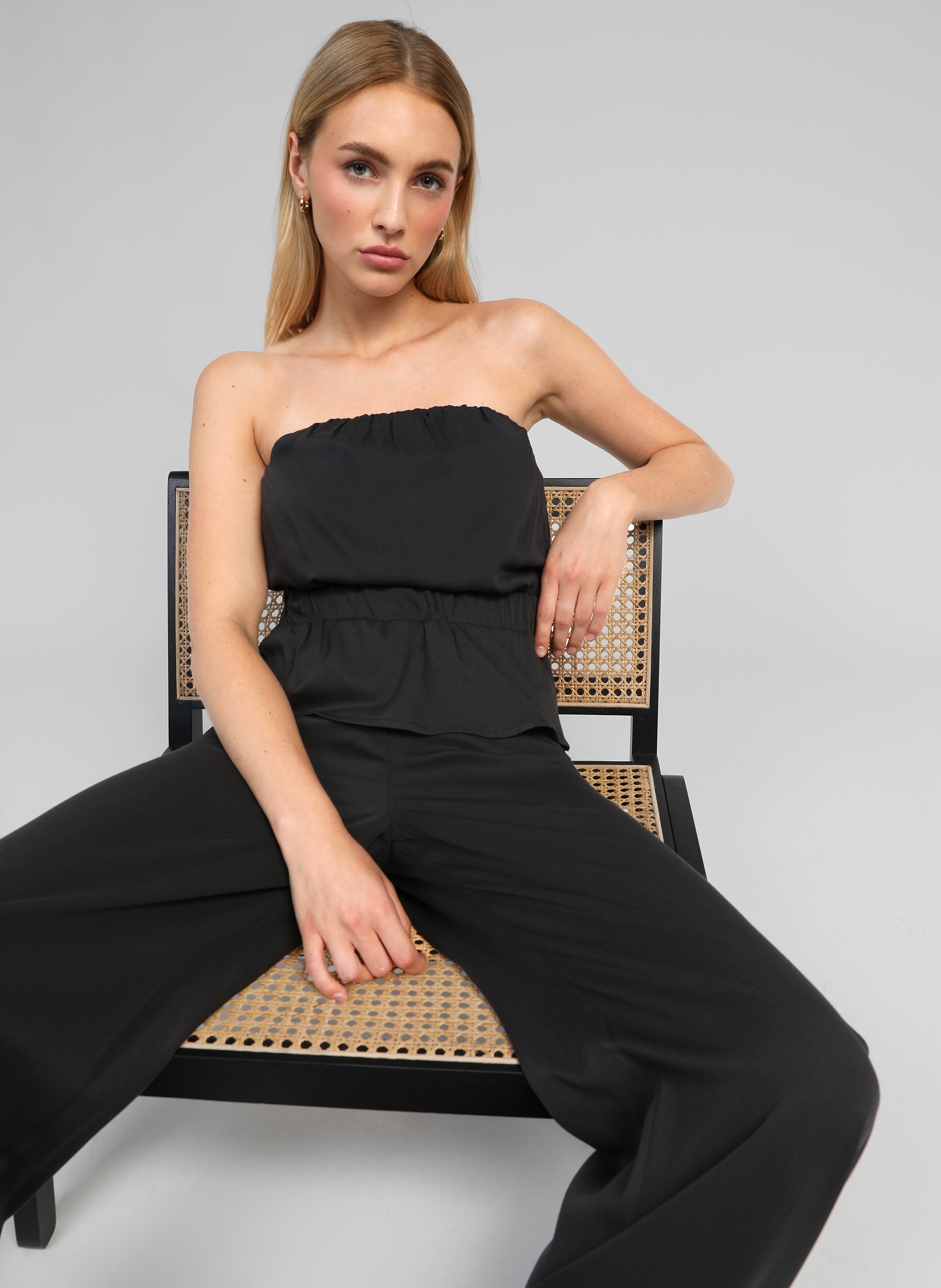 PANTALON PHOEBILO carbone