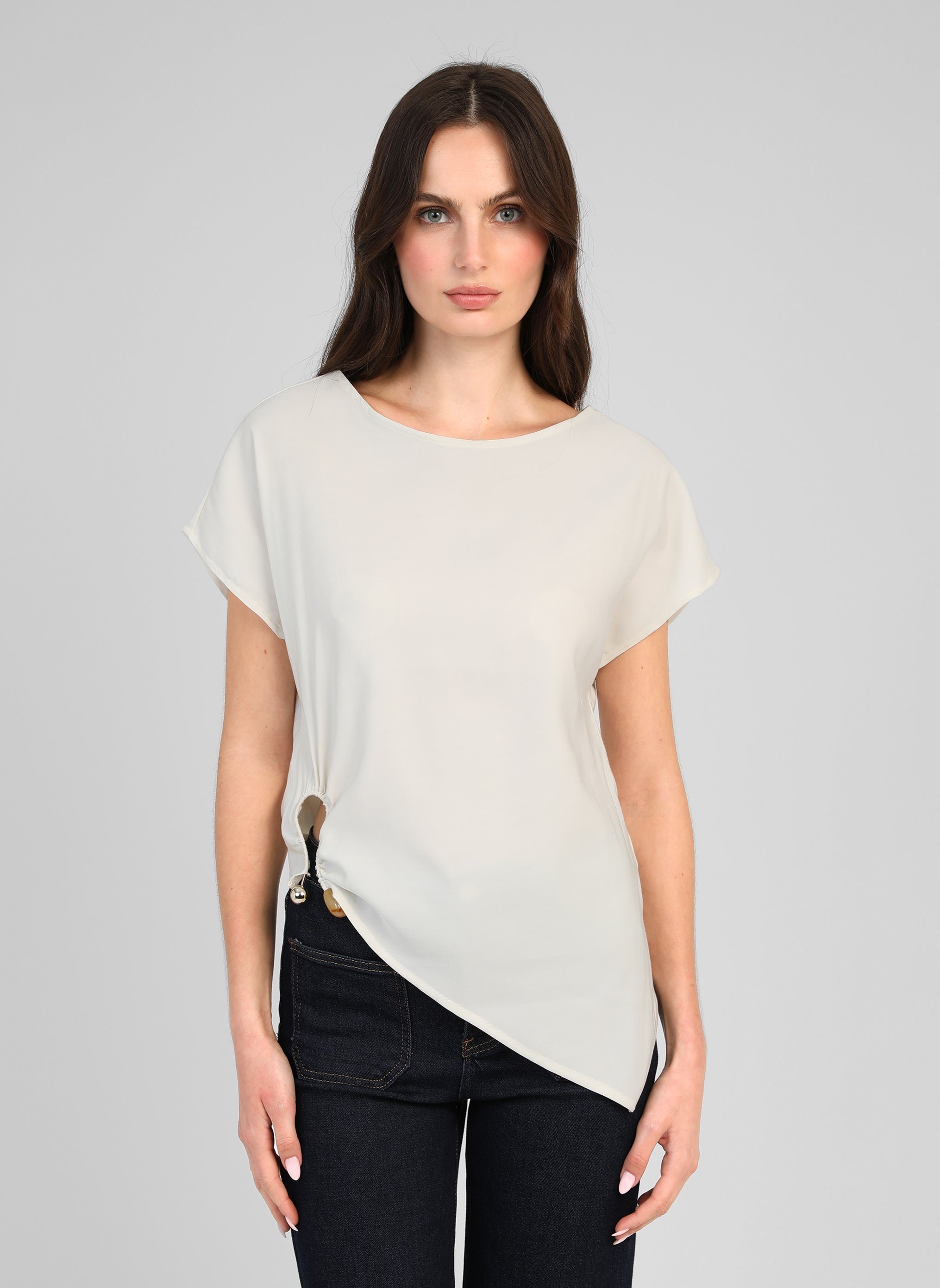 TOP KOLINA blanc casse