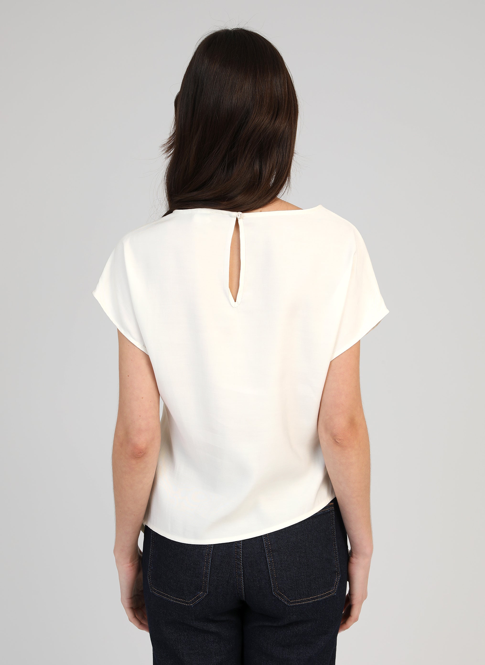 TOP KOLINA blanc casse