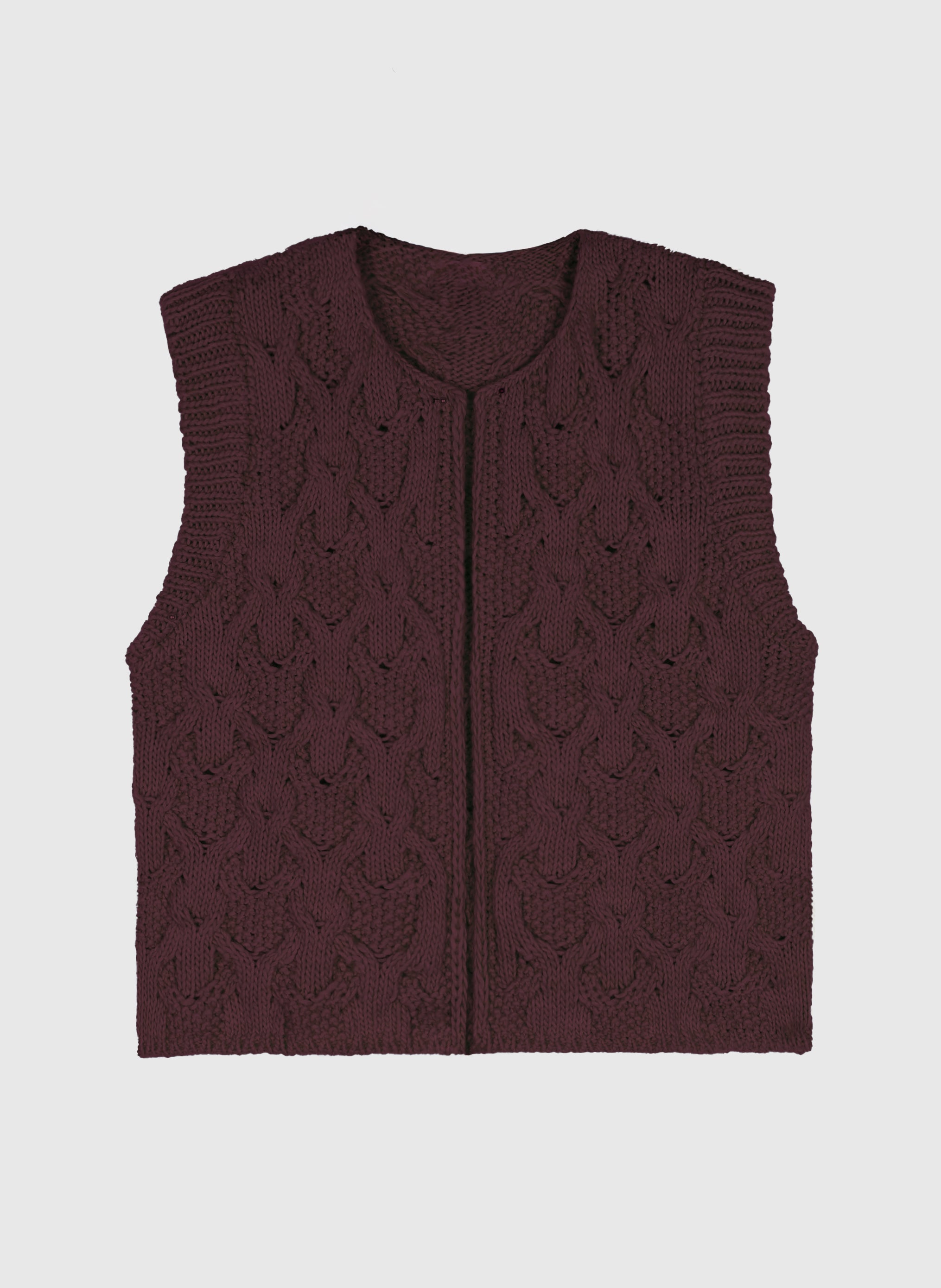 CARDIGAN SANS MANCHE LAJOY wine
