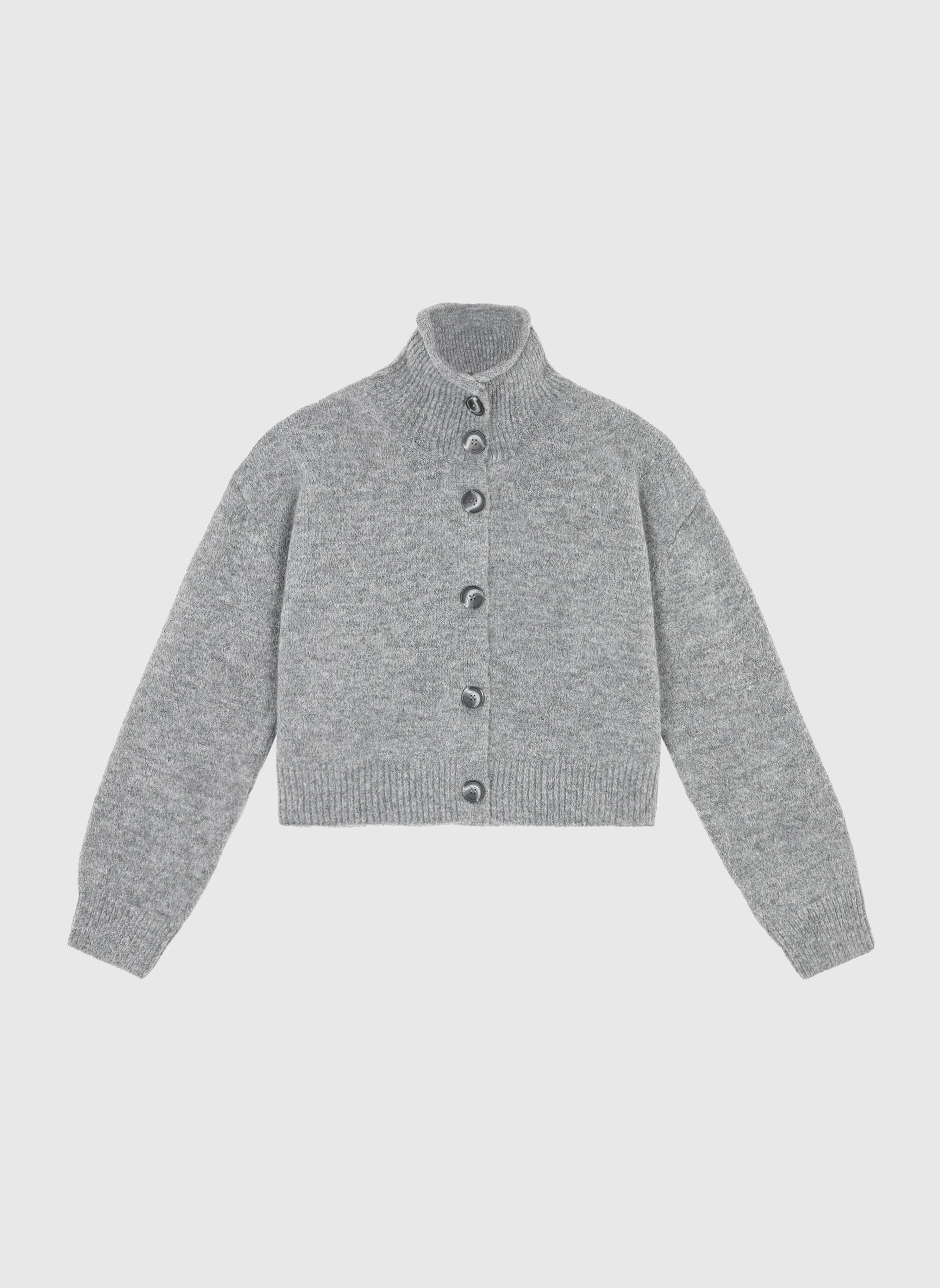 GILET LAKEYLA mottled grey