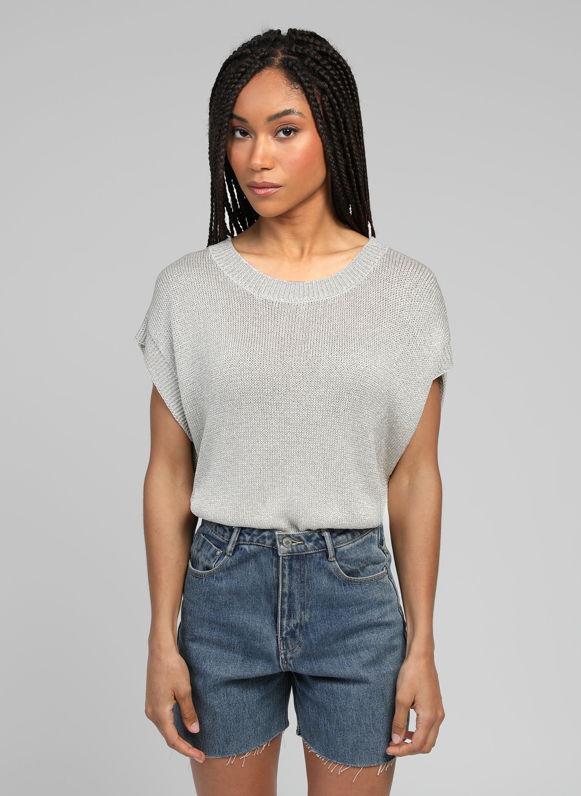 PULL LAMELBA white gold