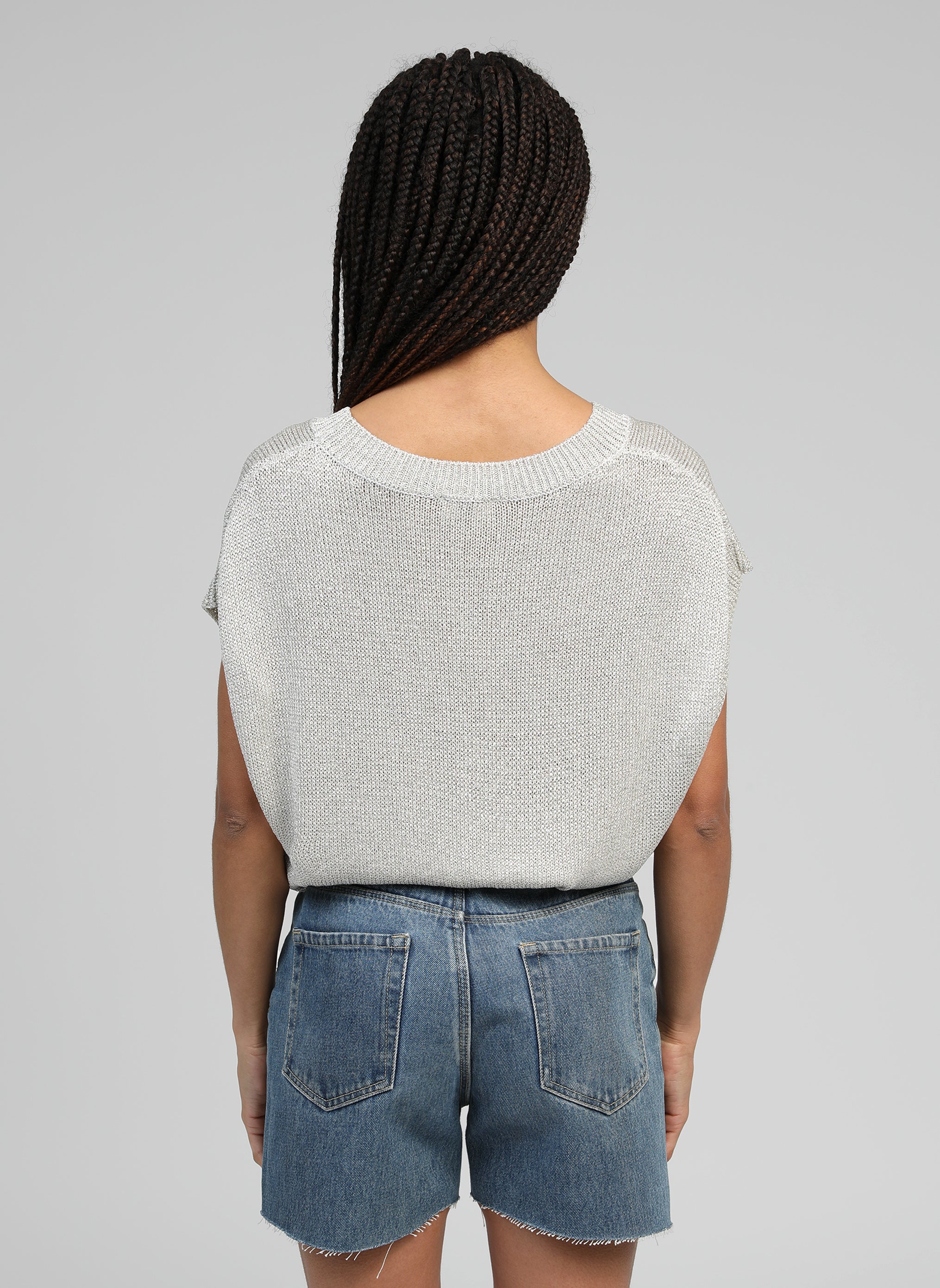 PULL LAMELBA white gold