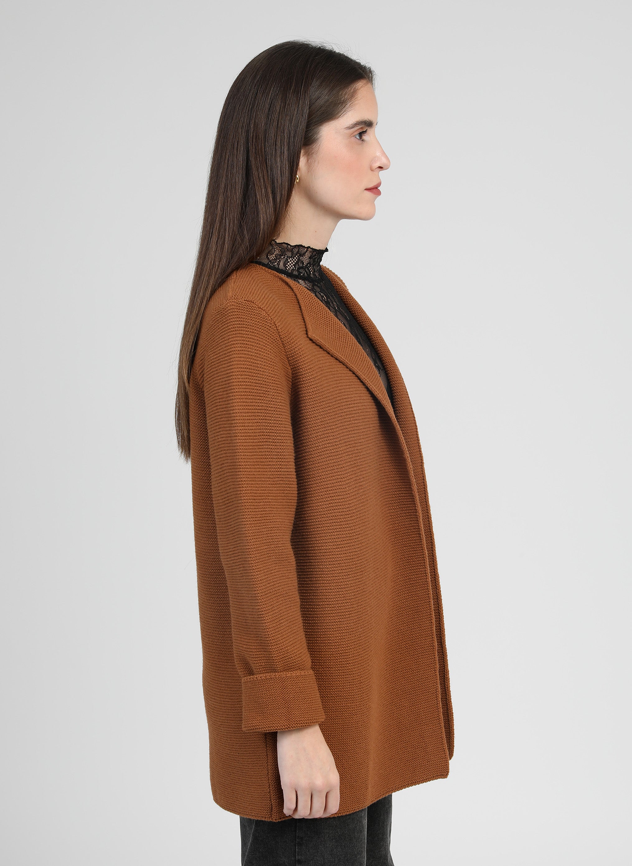 GILET LASHOPSI noisette