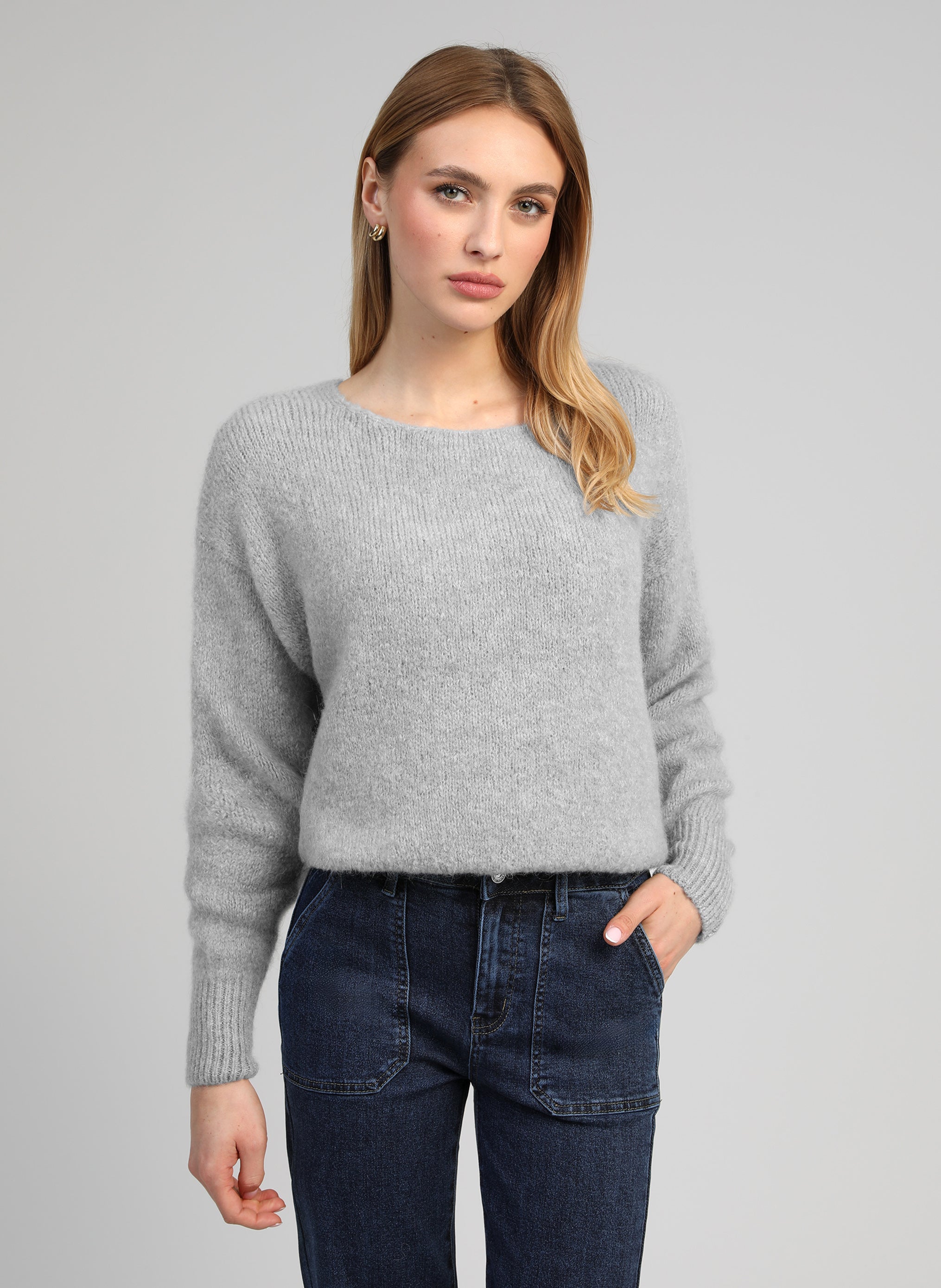 PULL LEBOUM gris clair