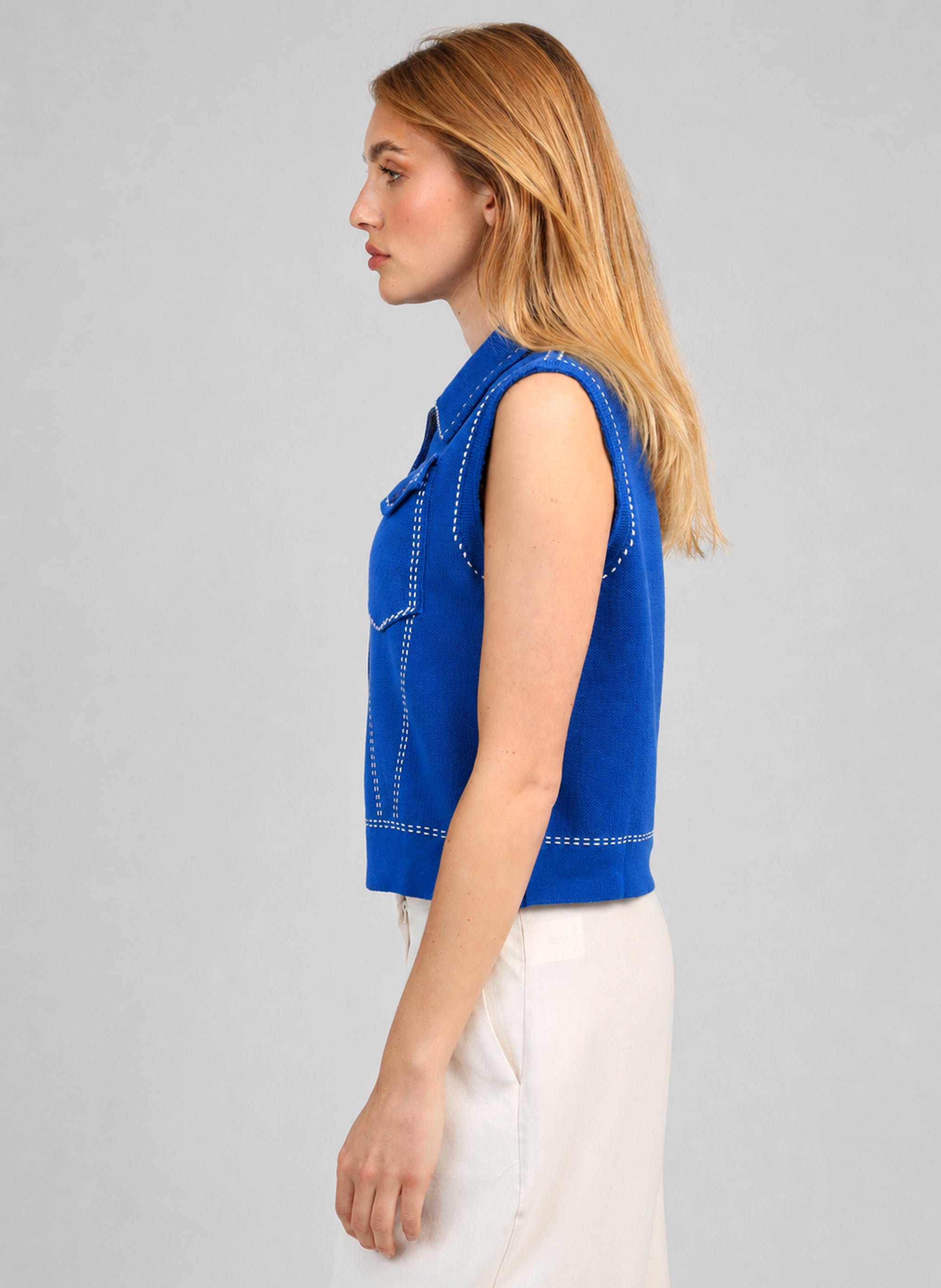 GILET LEWOODY cobalt