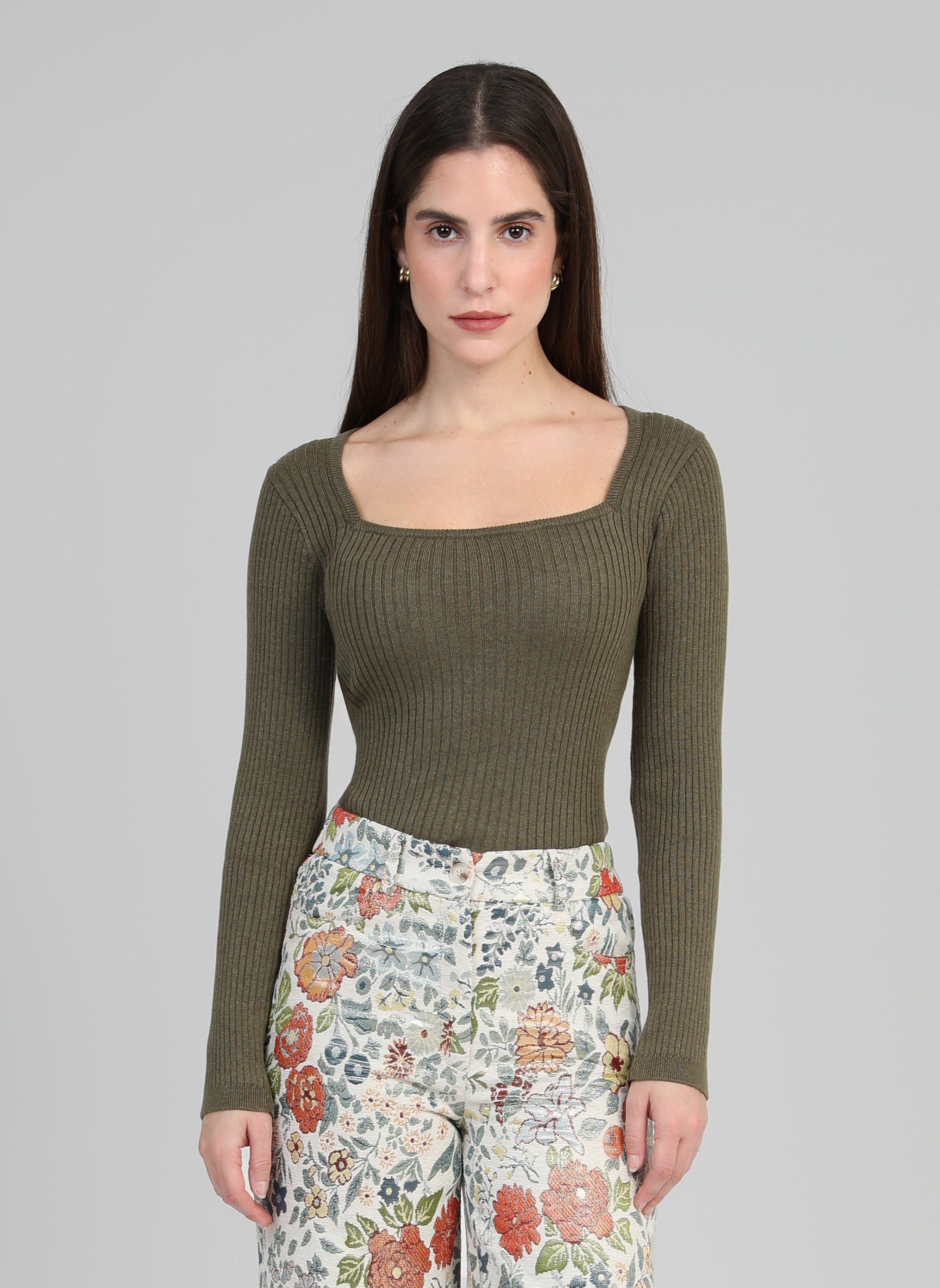 PULL LESIE militaire