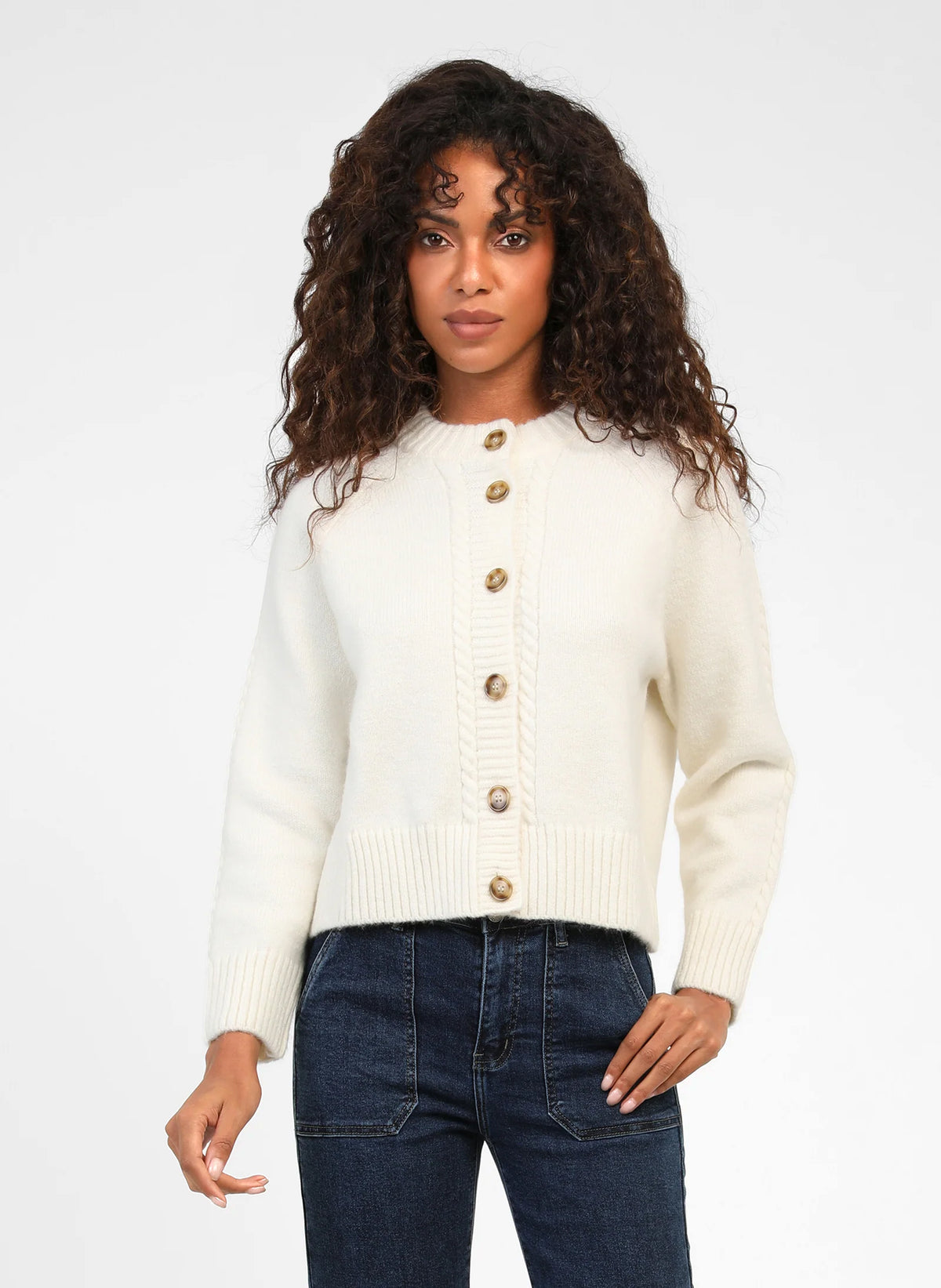 GILET LESSY ecru