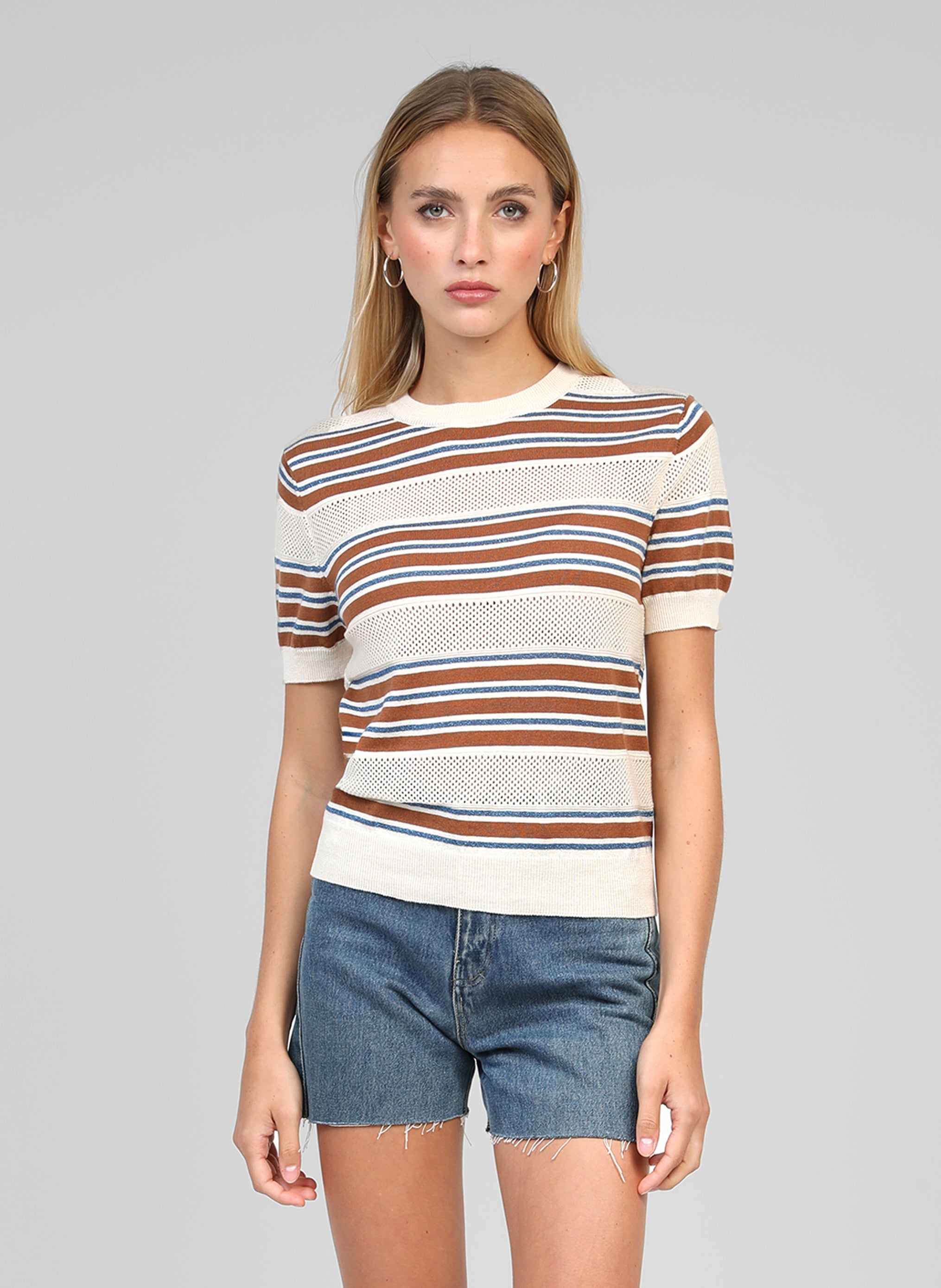 PULL LEVELIO C marron