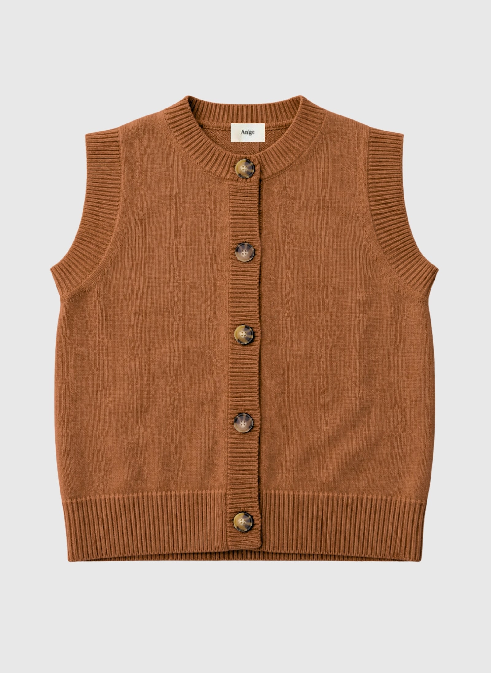 GILET LEVIONA marron