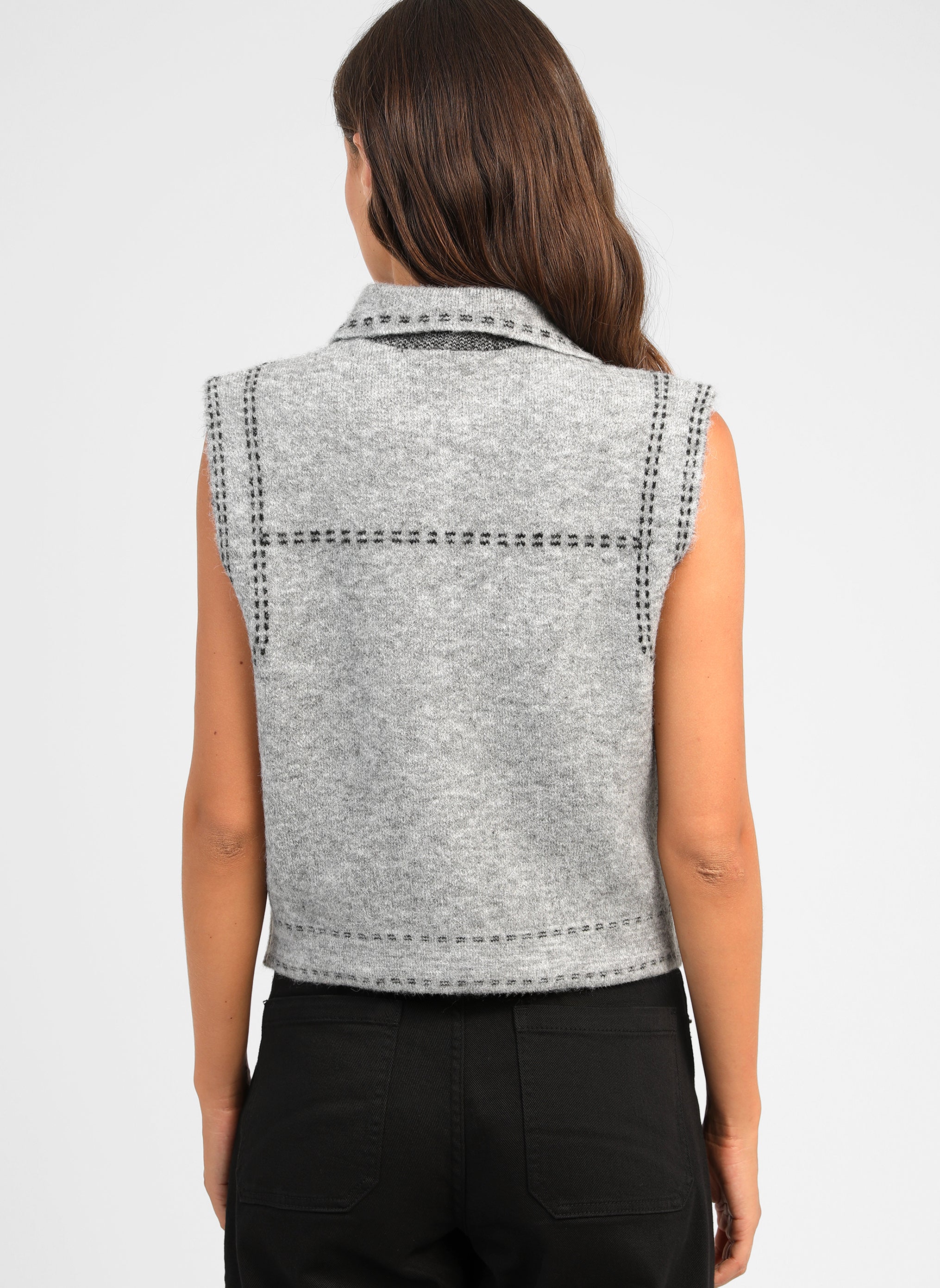 GILET LEWAYNE gris