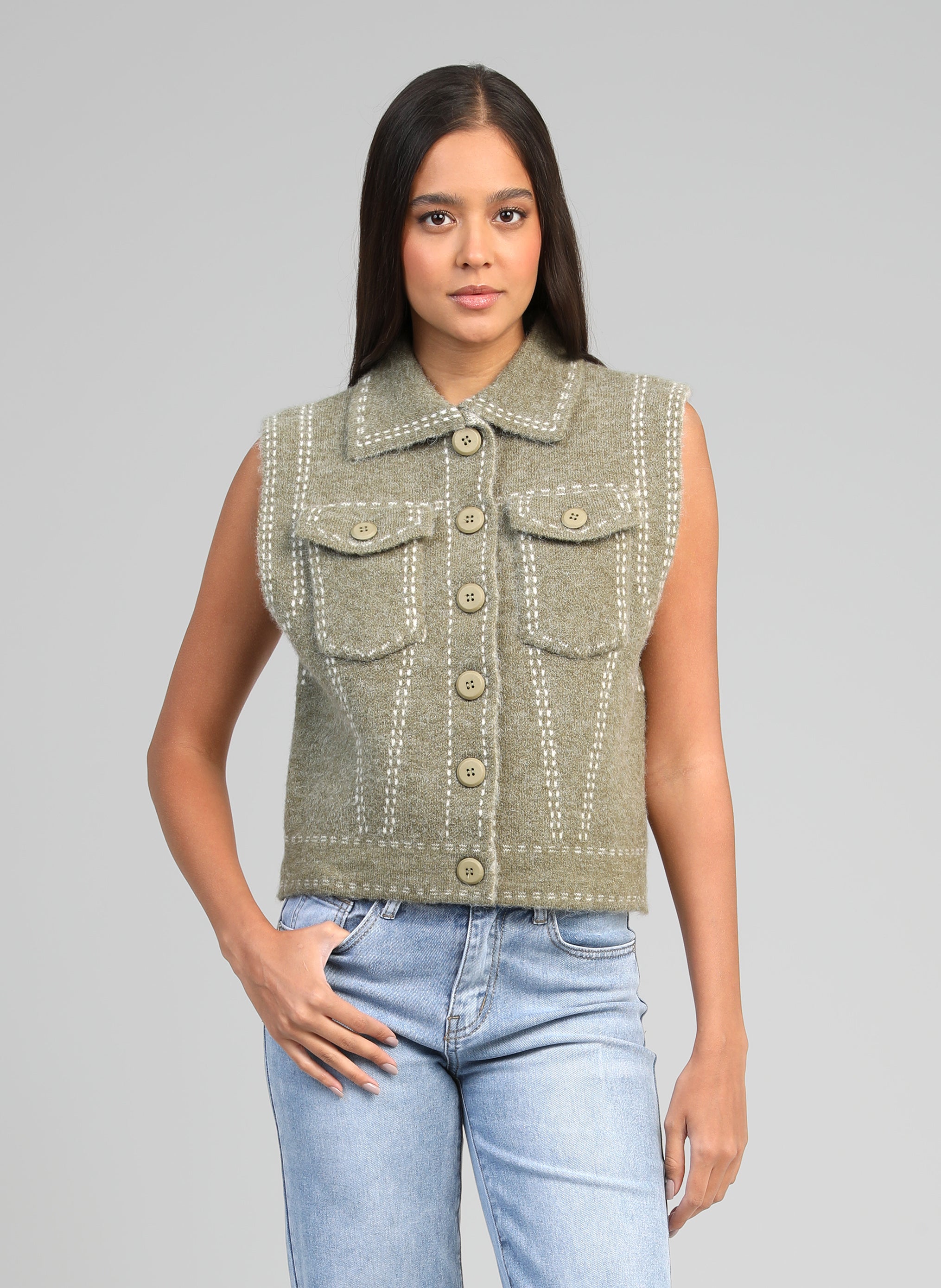 GILET LEWAYNE tilleul