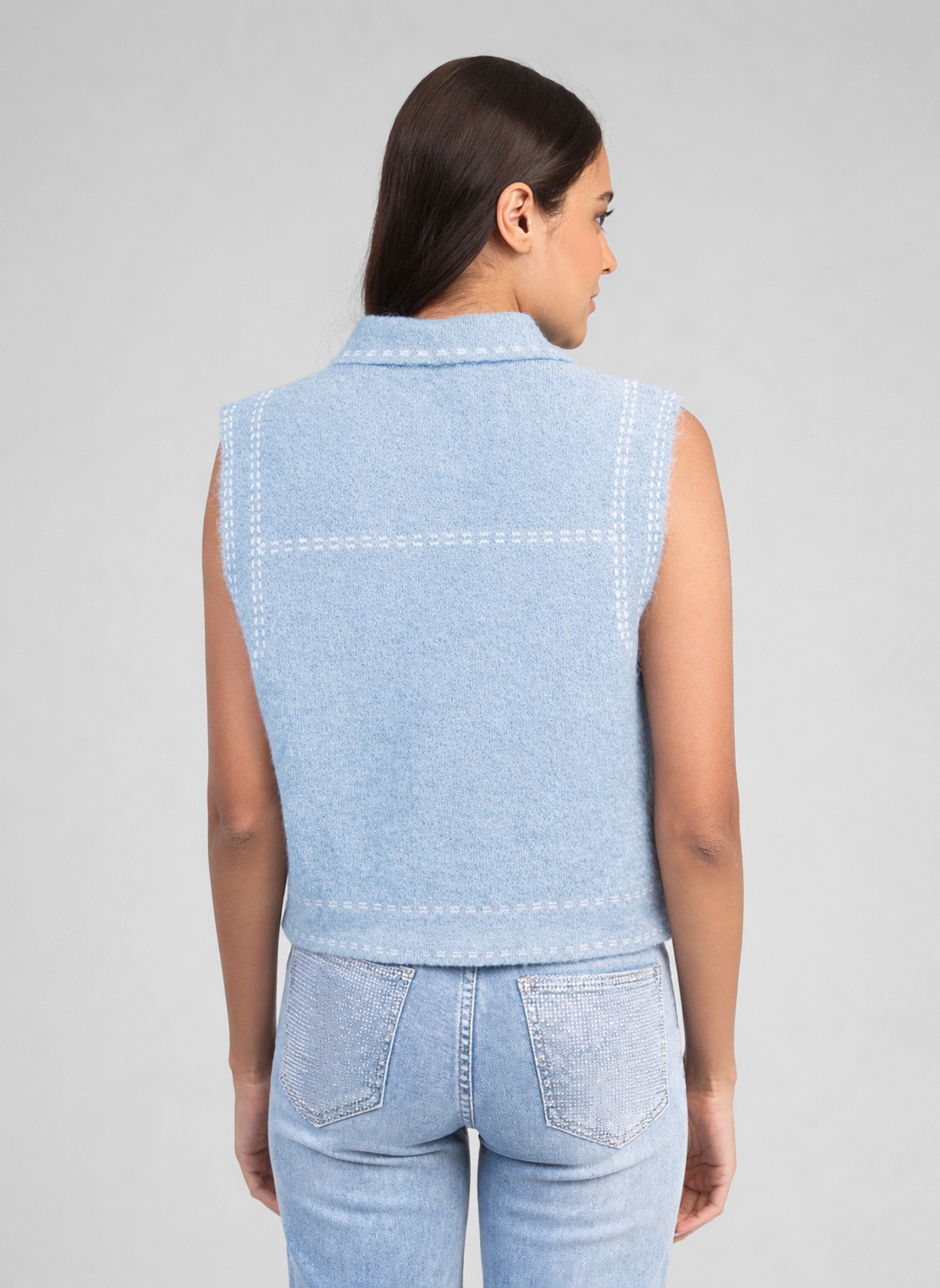 GILET LEWAYNE ciel