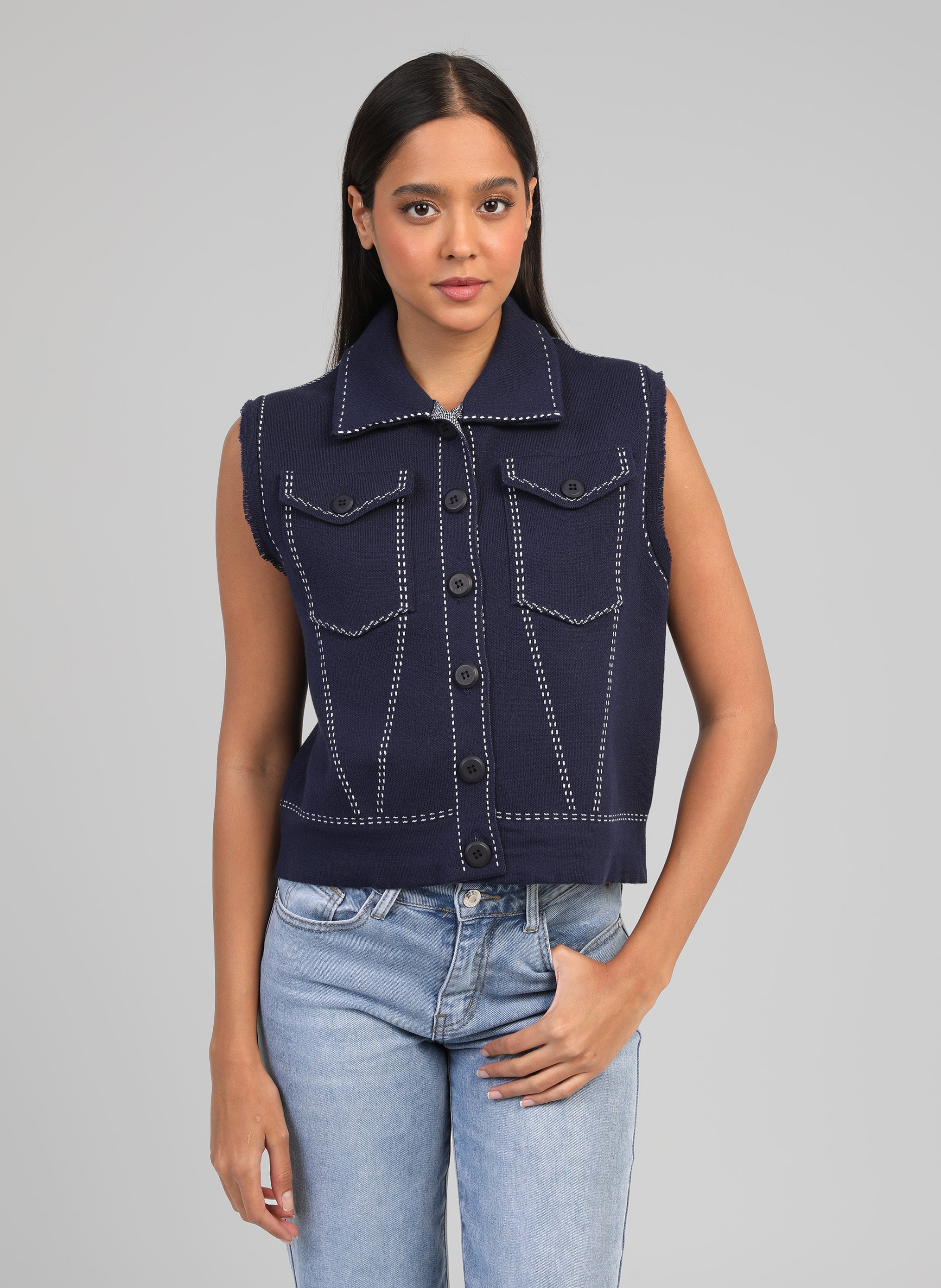 GILET LEWOODY marine