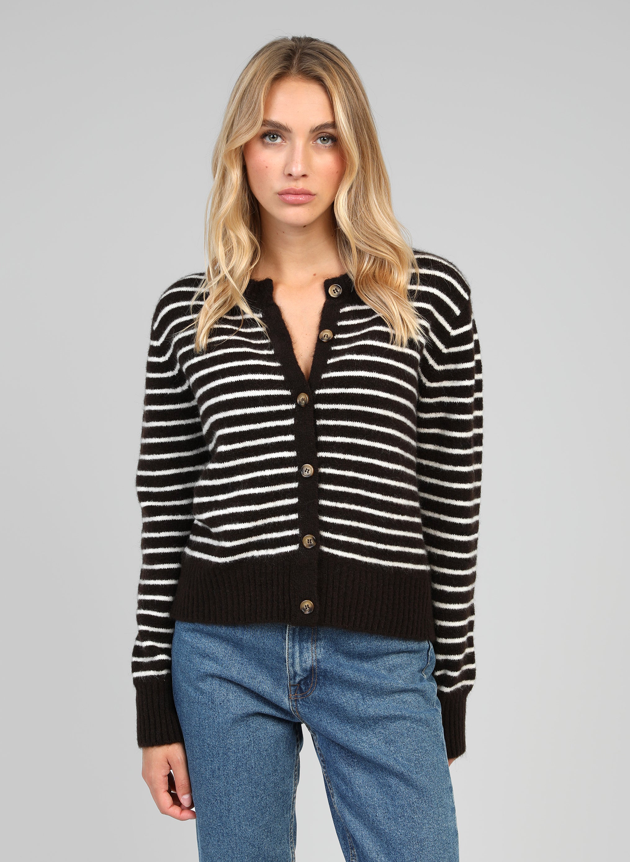 GILET LIPSTIK chocolat