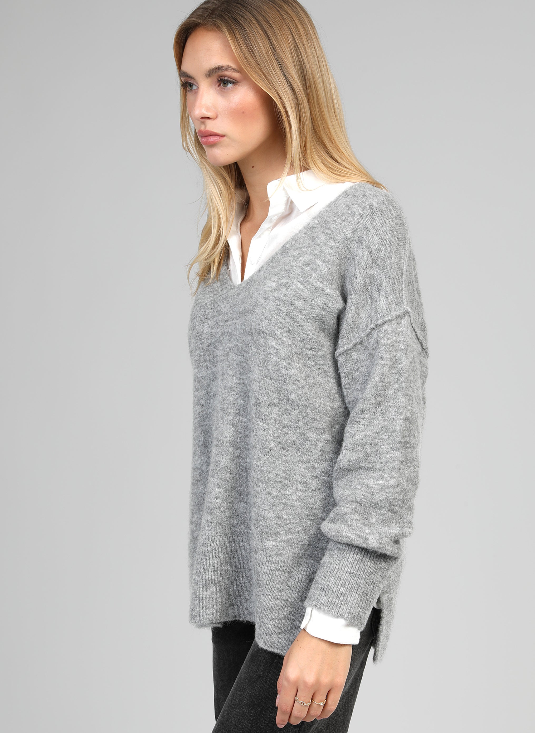 PULL LIVYA gris chine