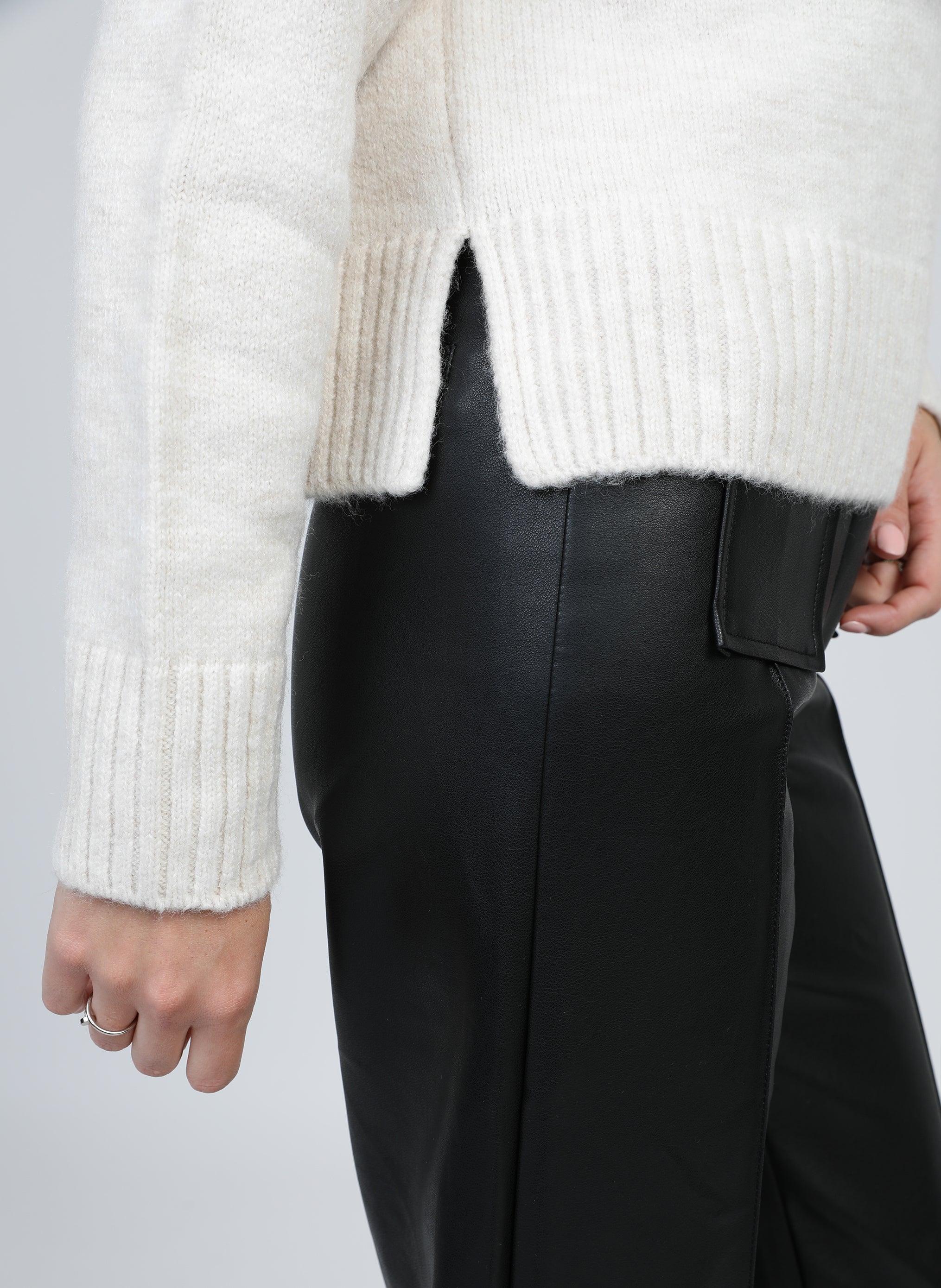 PULL LORANA F ecru