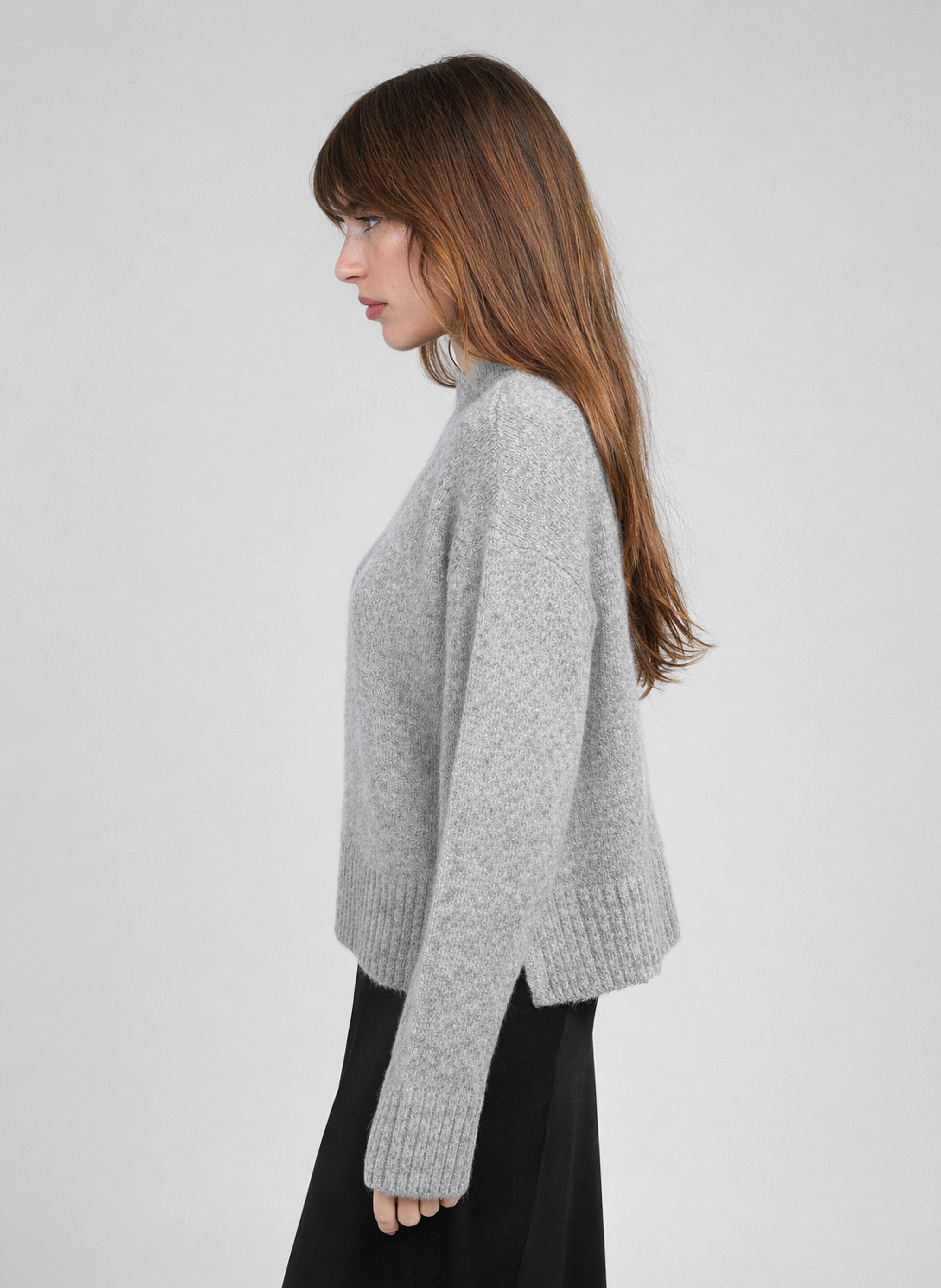 PULL LORANA gris chiné