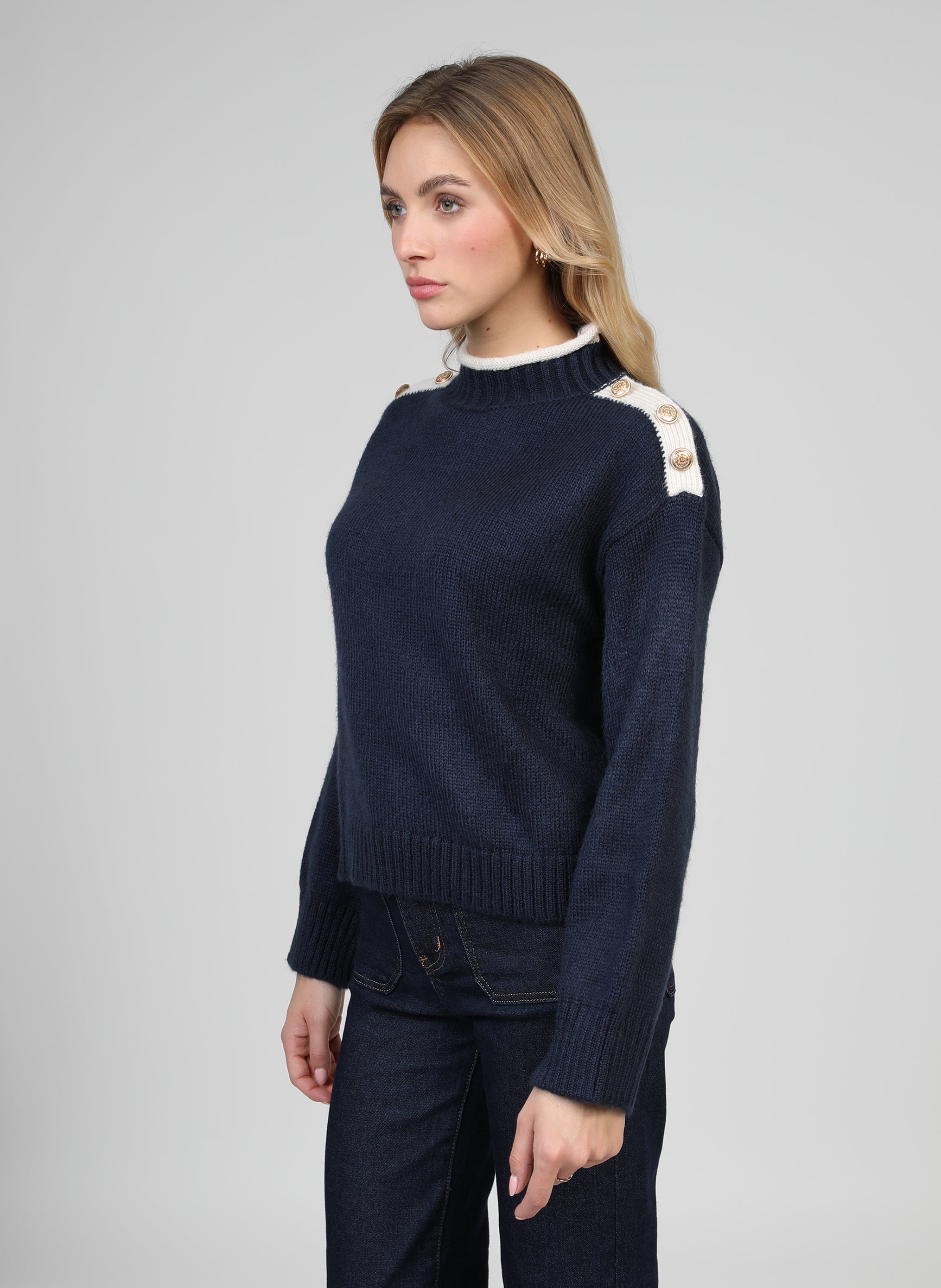 LOUKI navy PULL