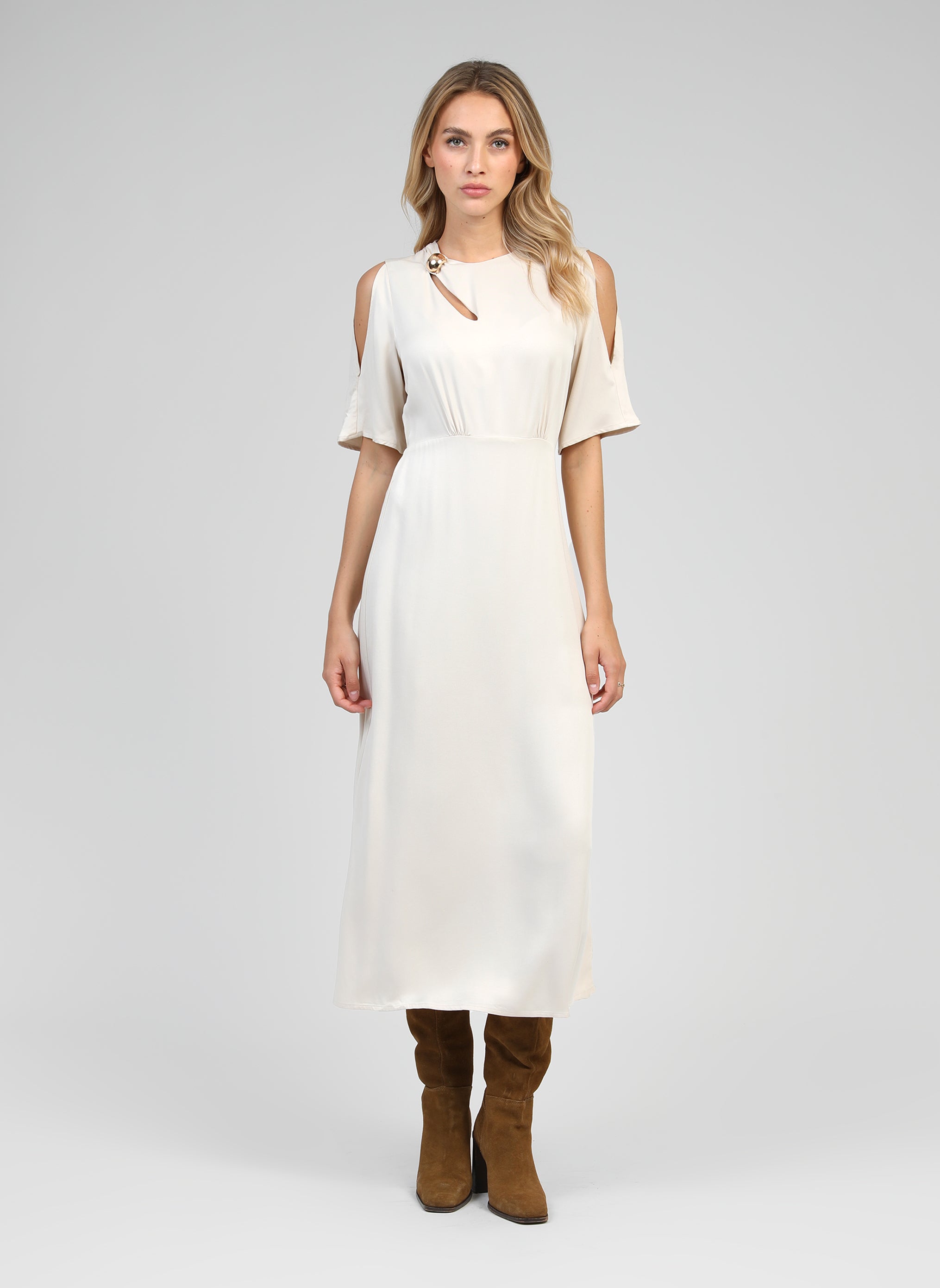 ROBE LONGUE MAELSA ecru