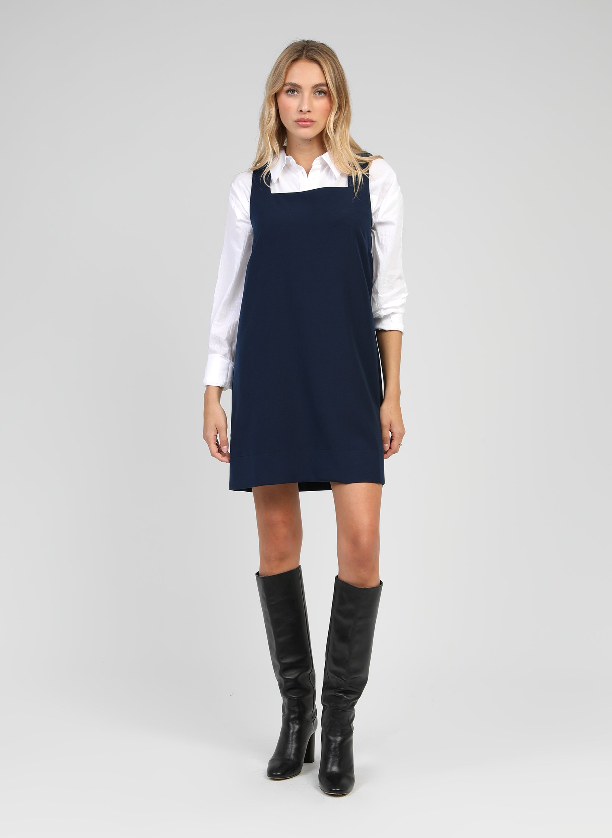 ROBE COURTE MALEO marine