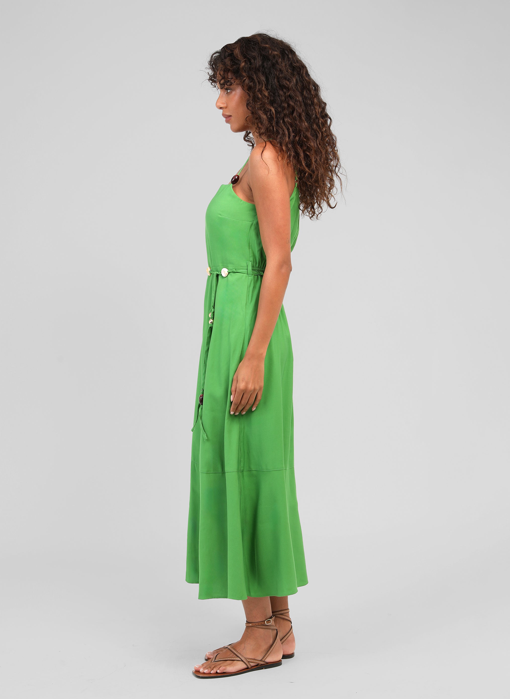 ROBE MIDI MALIAM pomme
