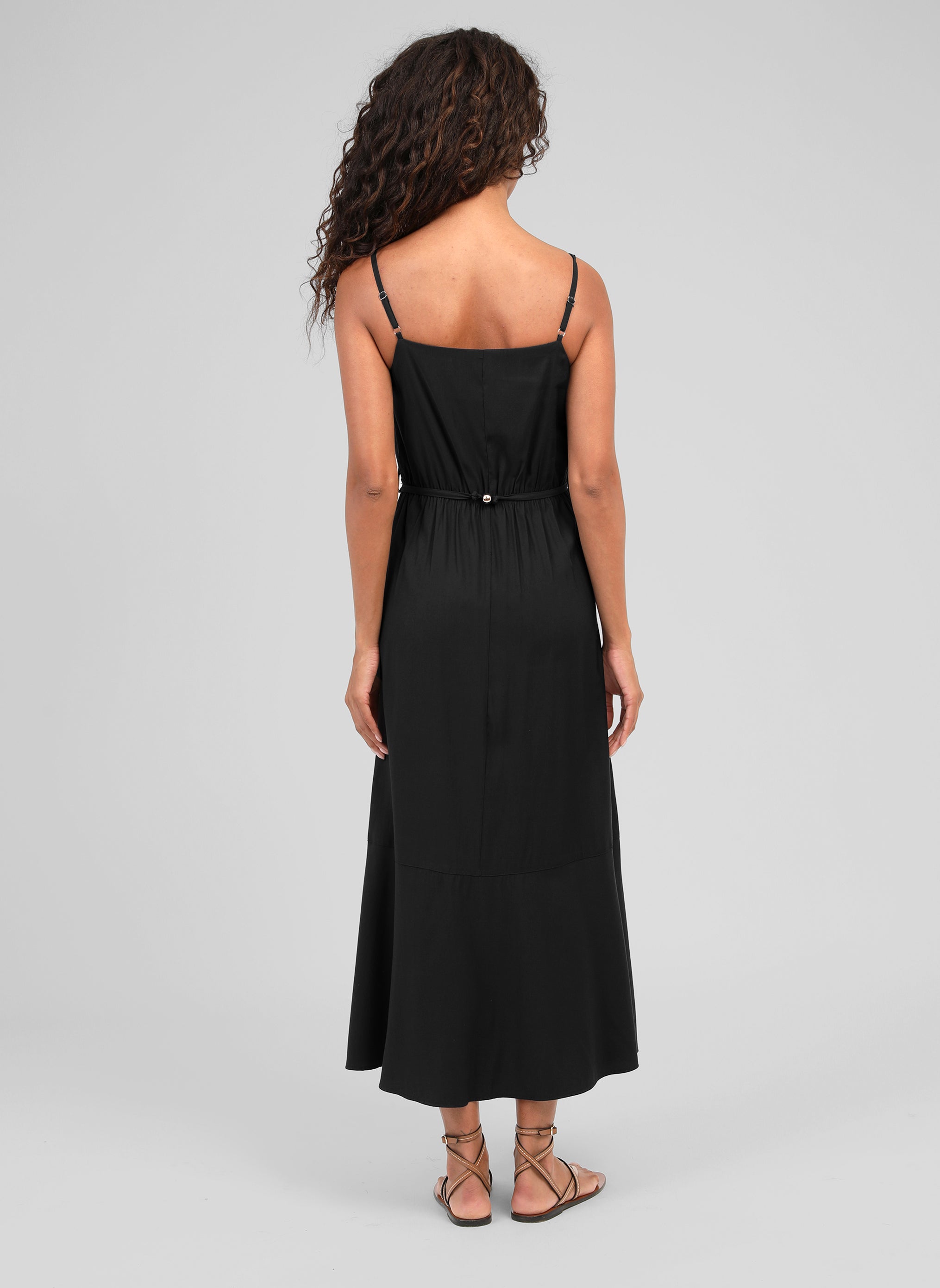 ROBE MIDI MALIAM noir