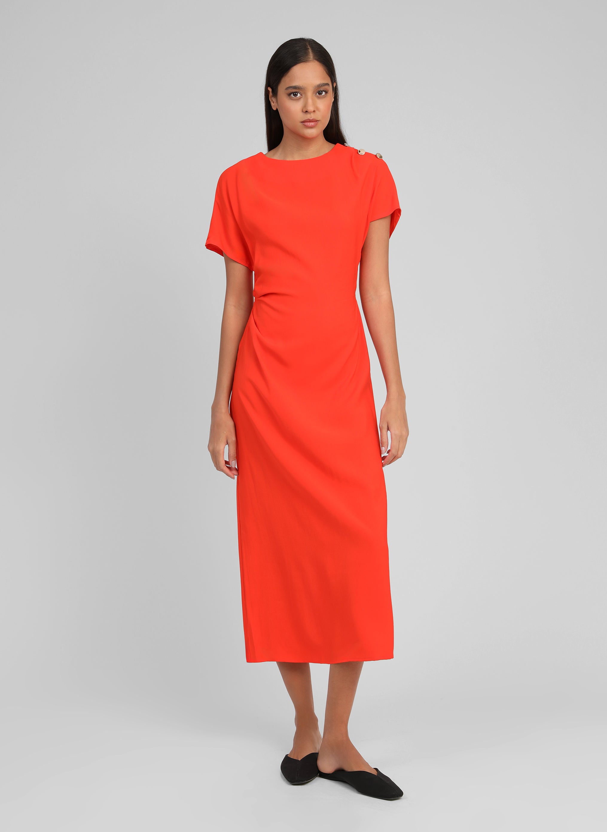 ROBE MIDI MALIXA piment