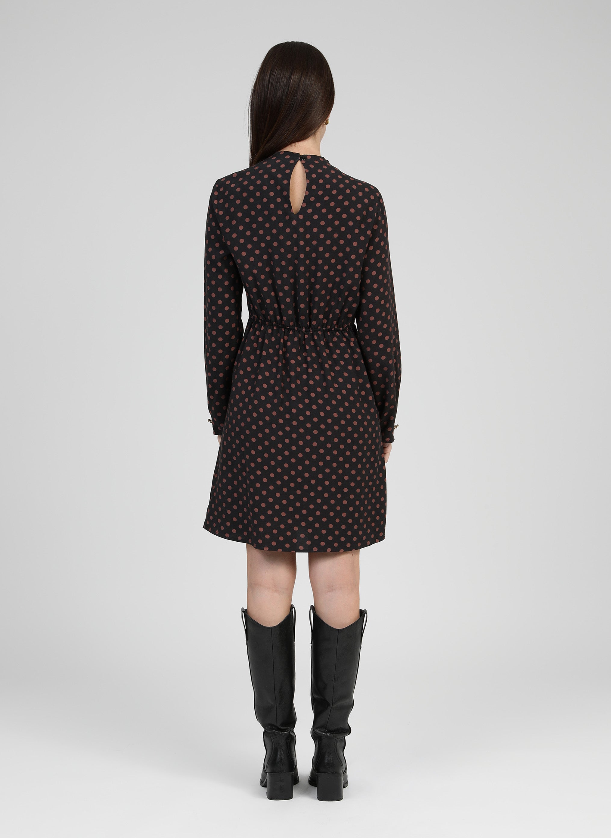 ROBE COURTE MALUKA palinto marron