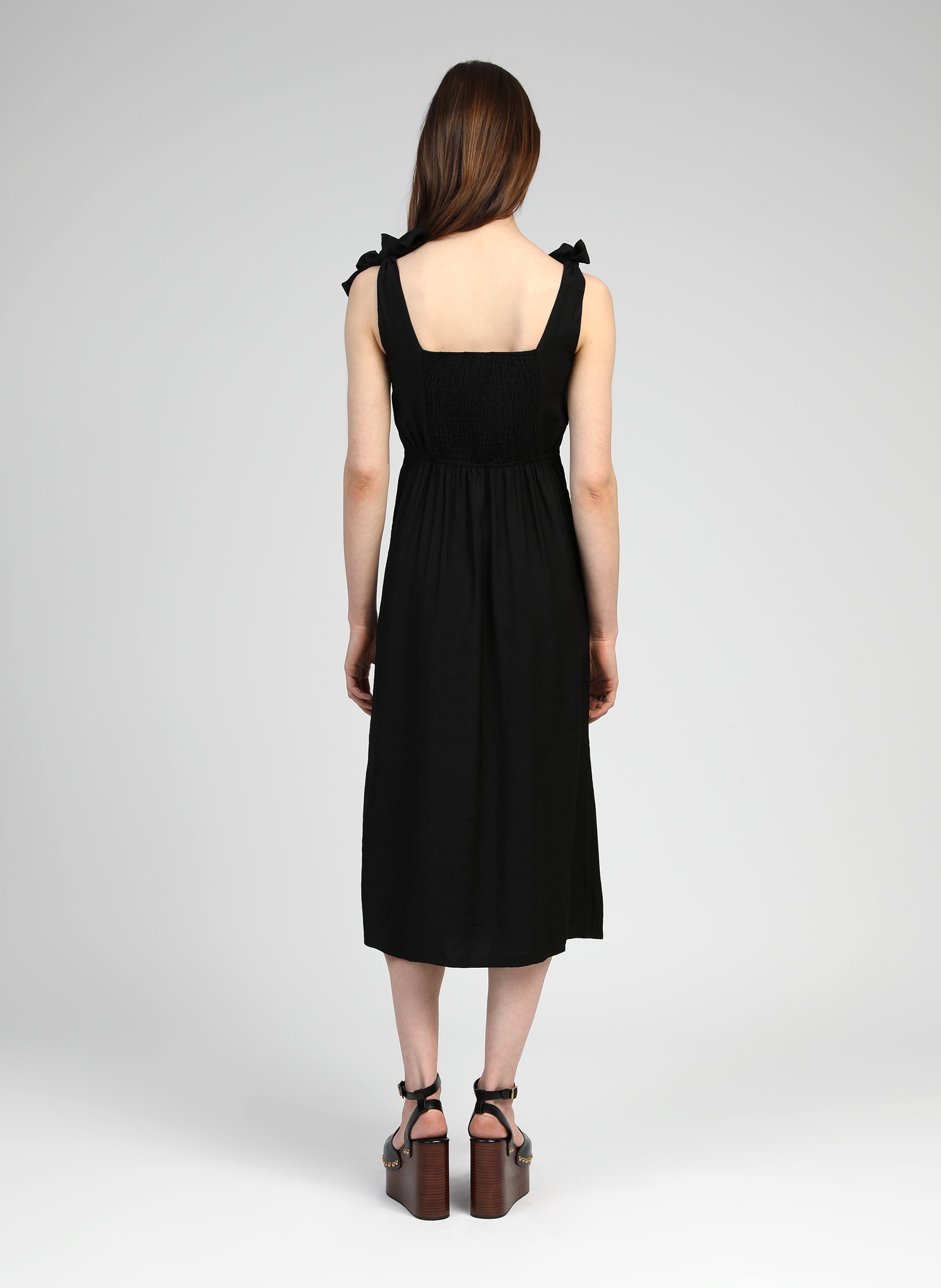 MANTIA MIDI DRESS black