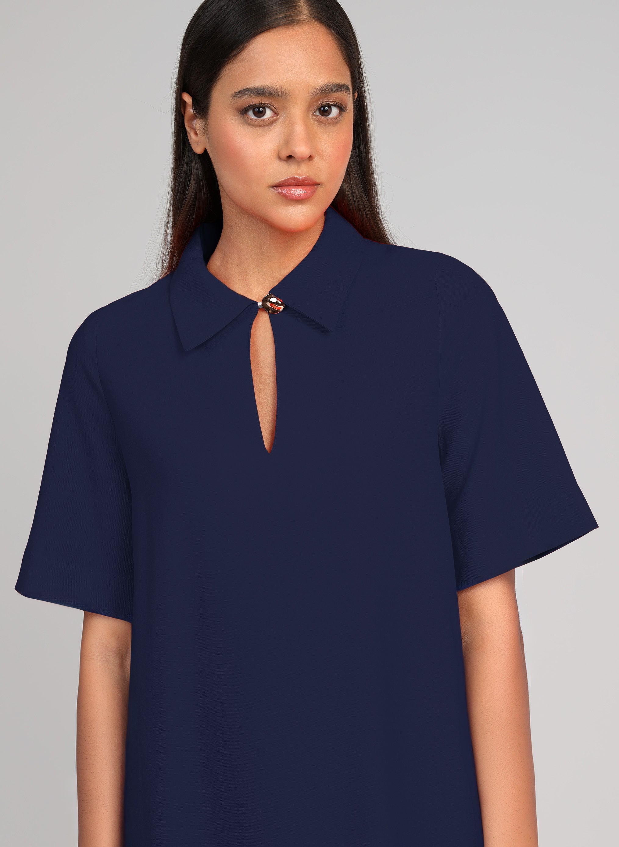 ROBE COURTE MAPAULA marine