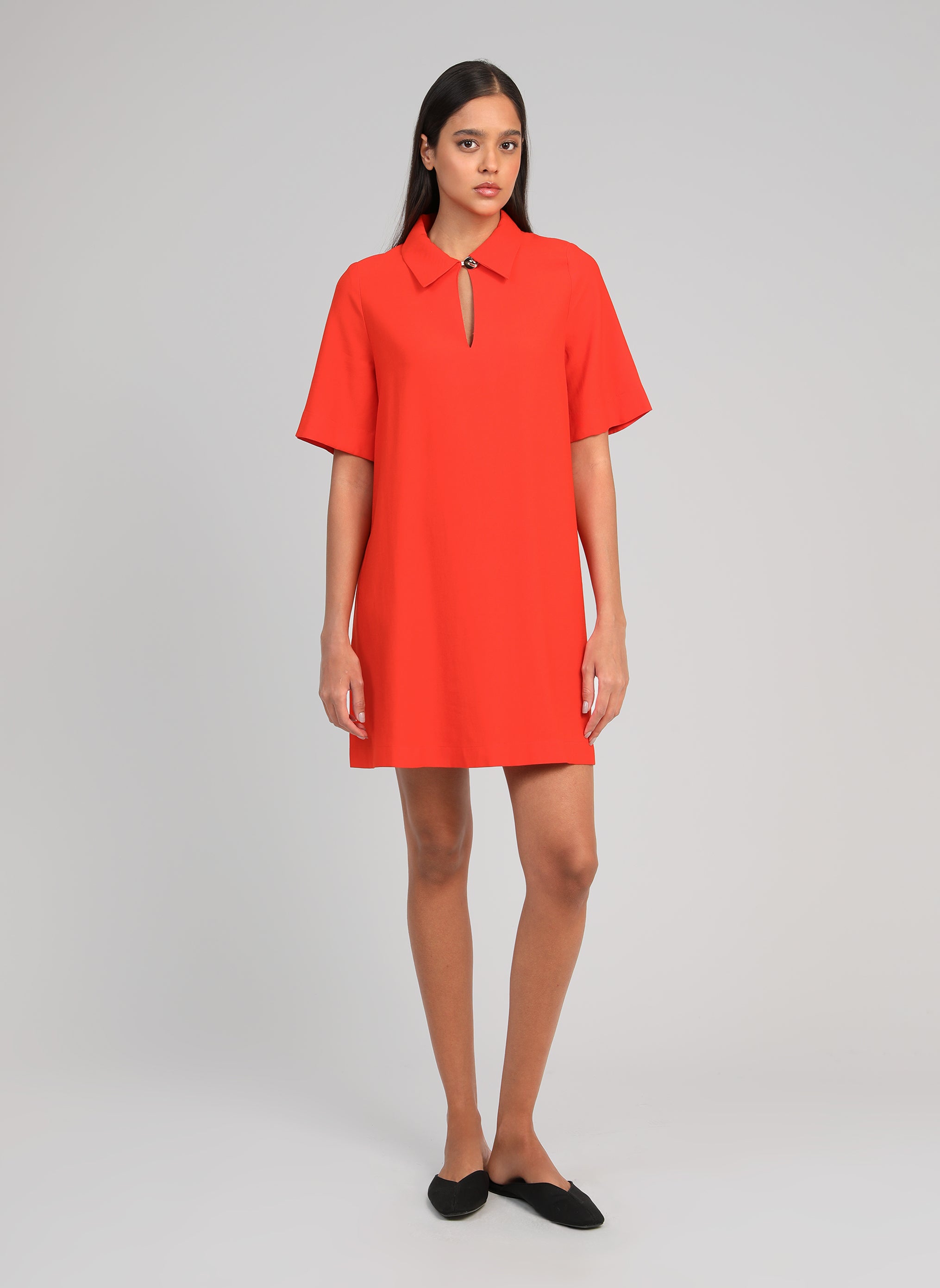 ROBE COURTE MAPAULA piment