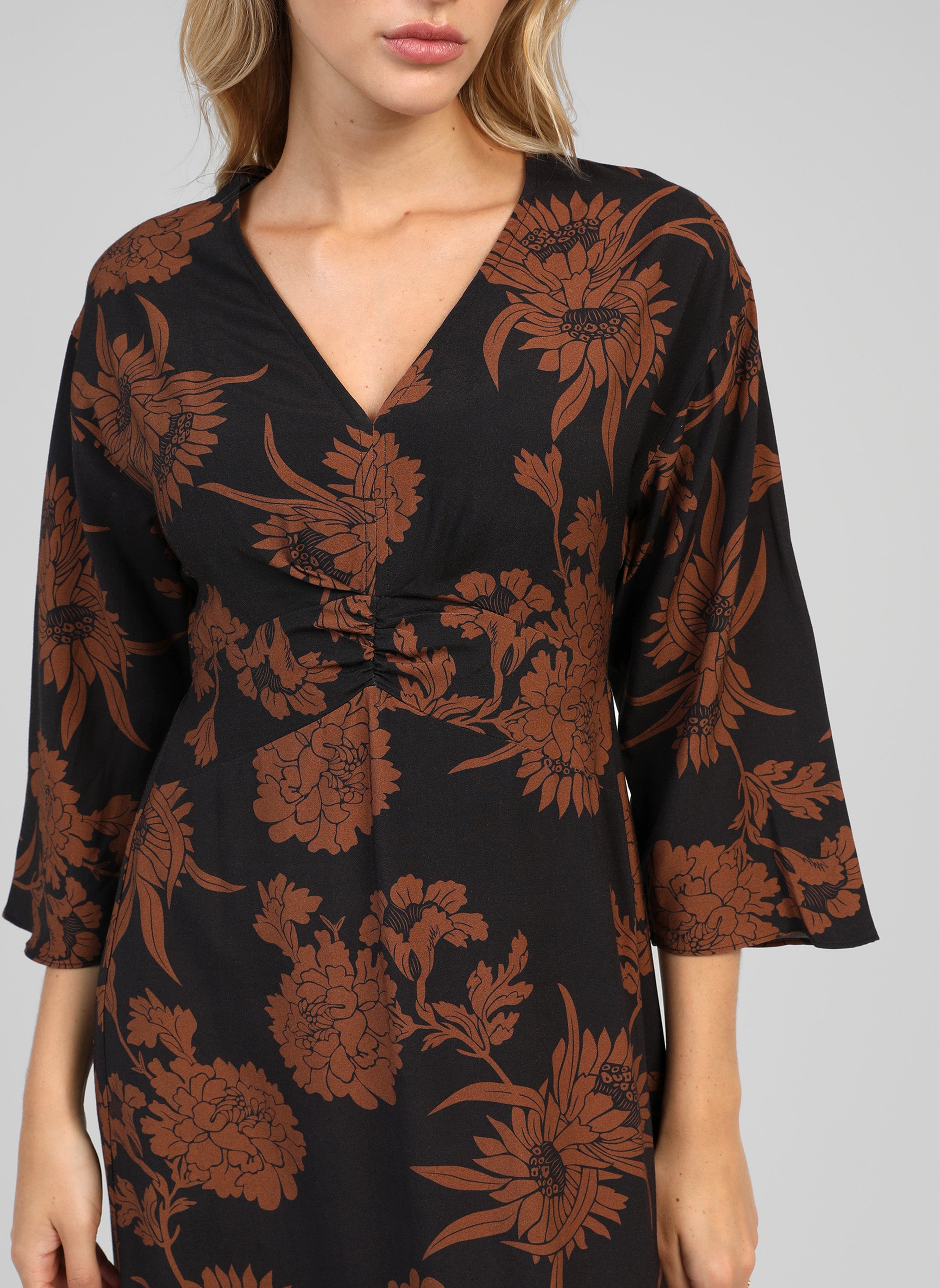 ROBE MIDI MASAMY floflo caramel