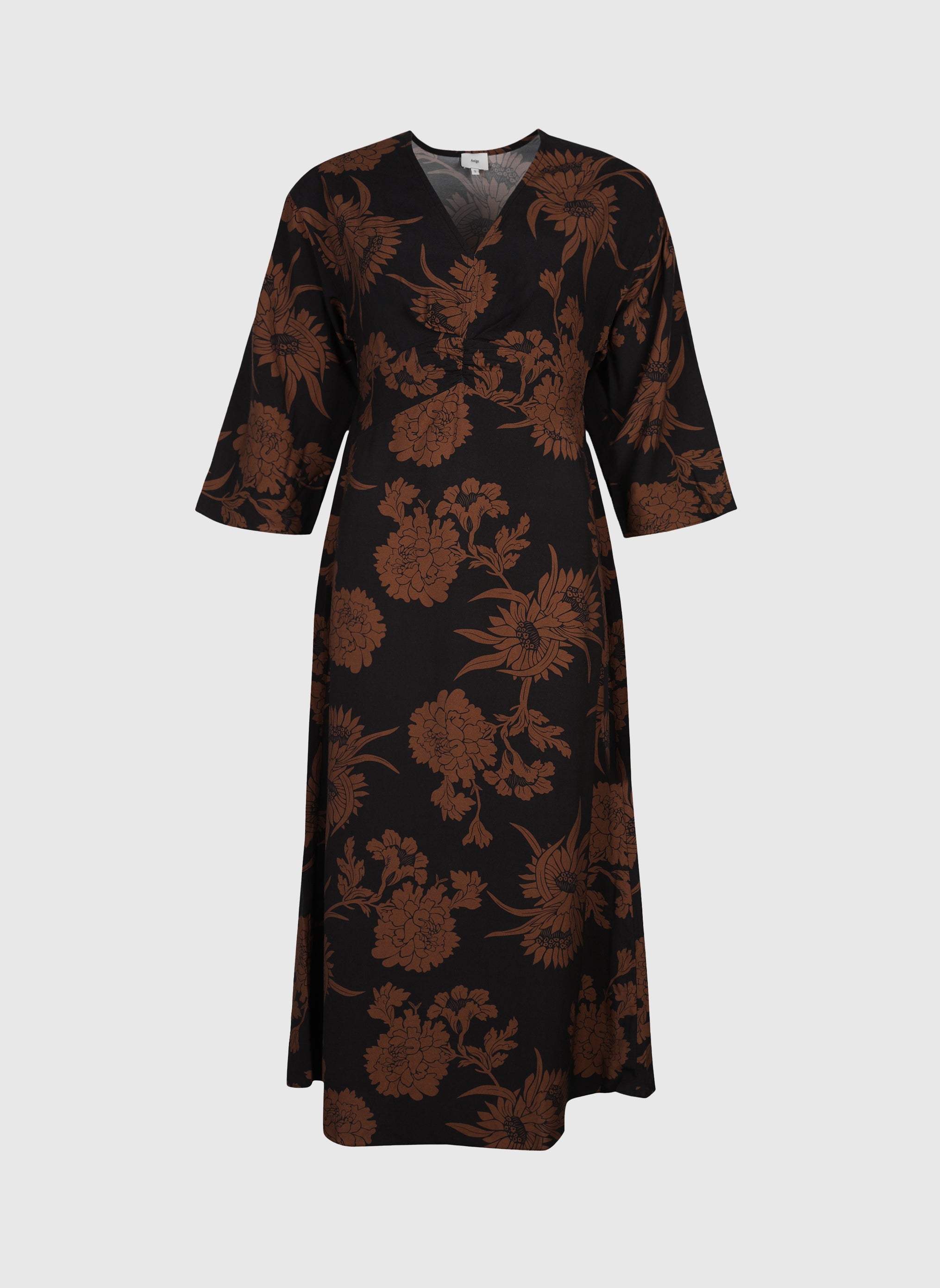 ROBE MIDI MASAMY floflo caramel