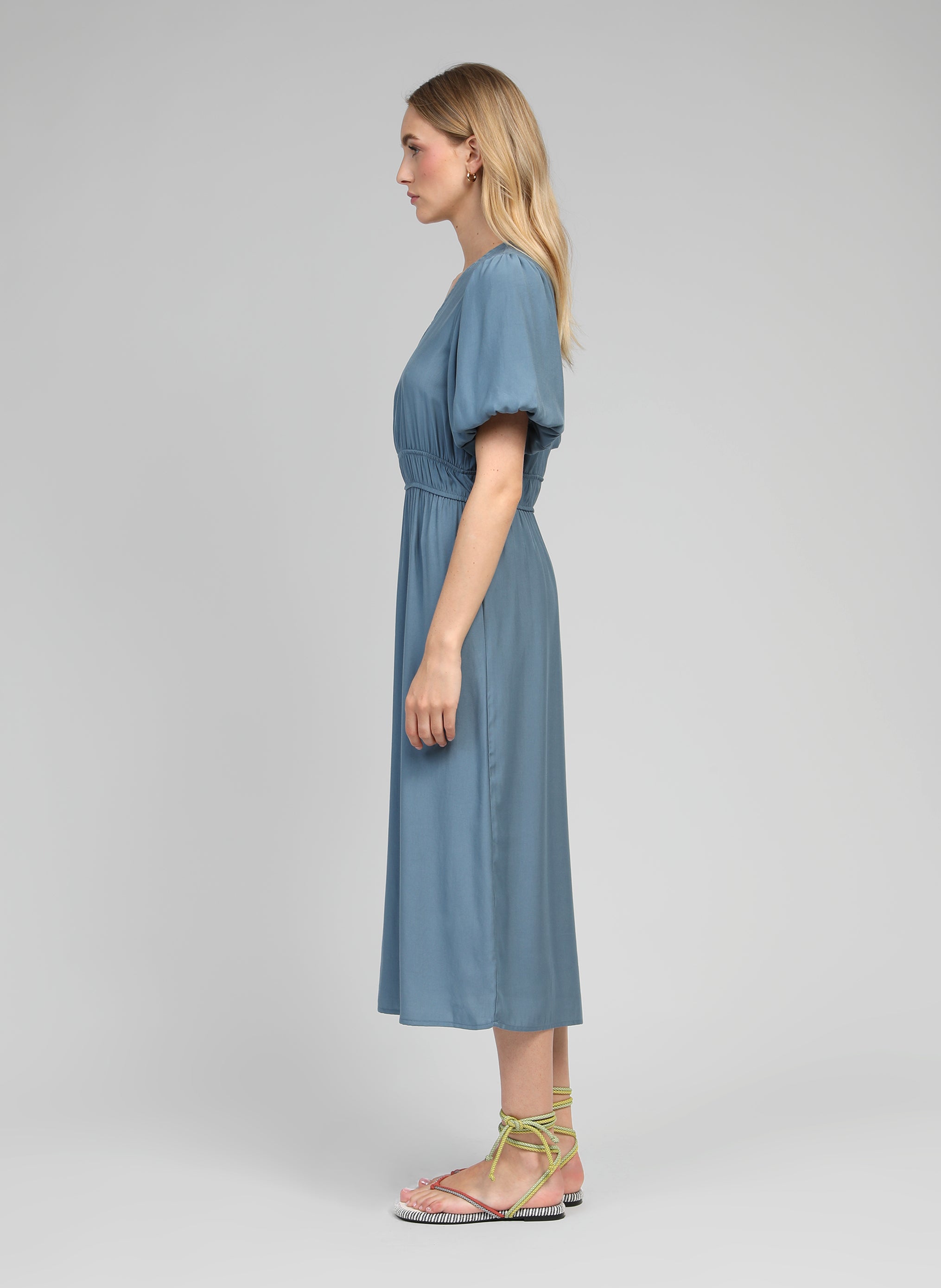 Vestido azul MIDI MELILE