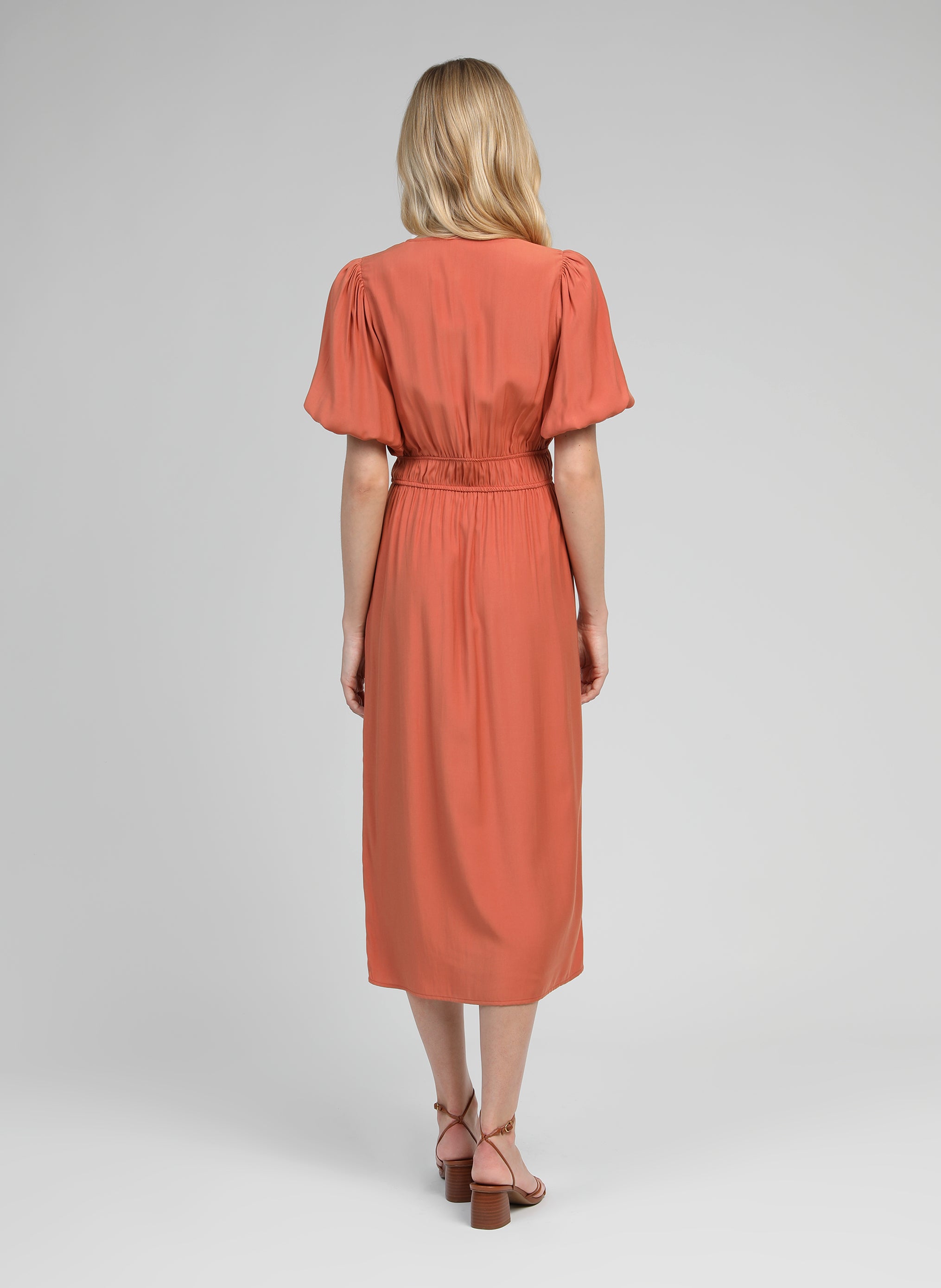 ROBE MIDI MELILE terracotta