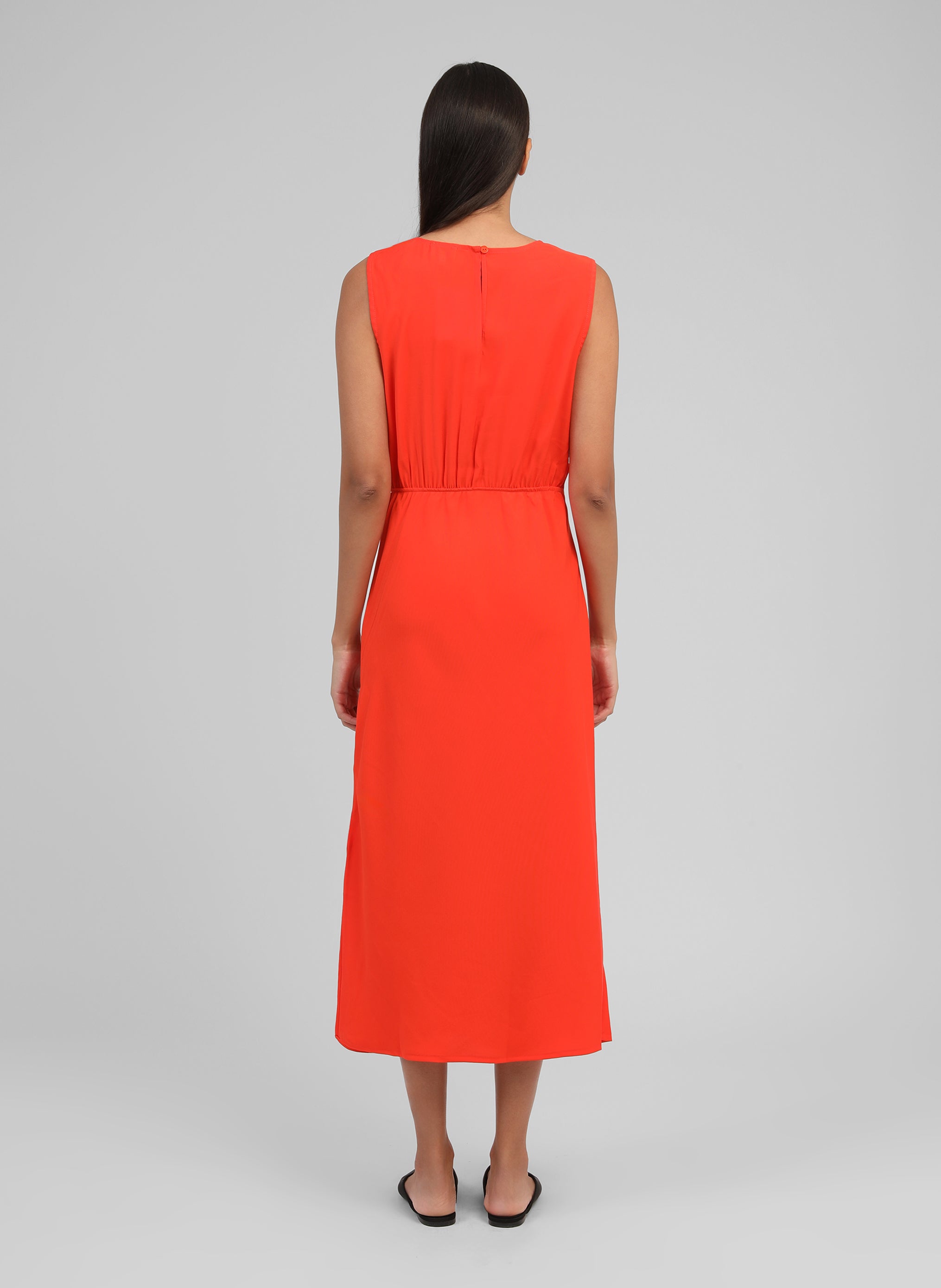 ROBE MIDI MILANA piment