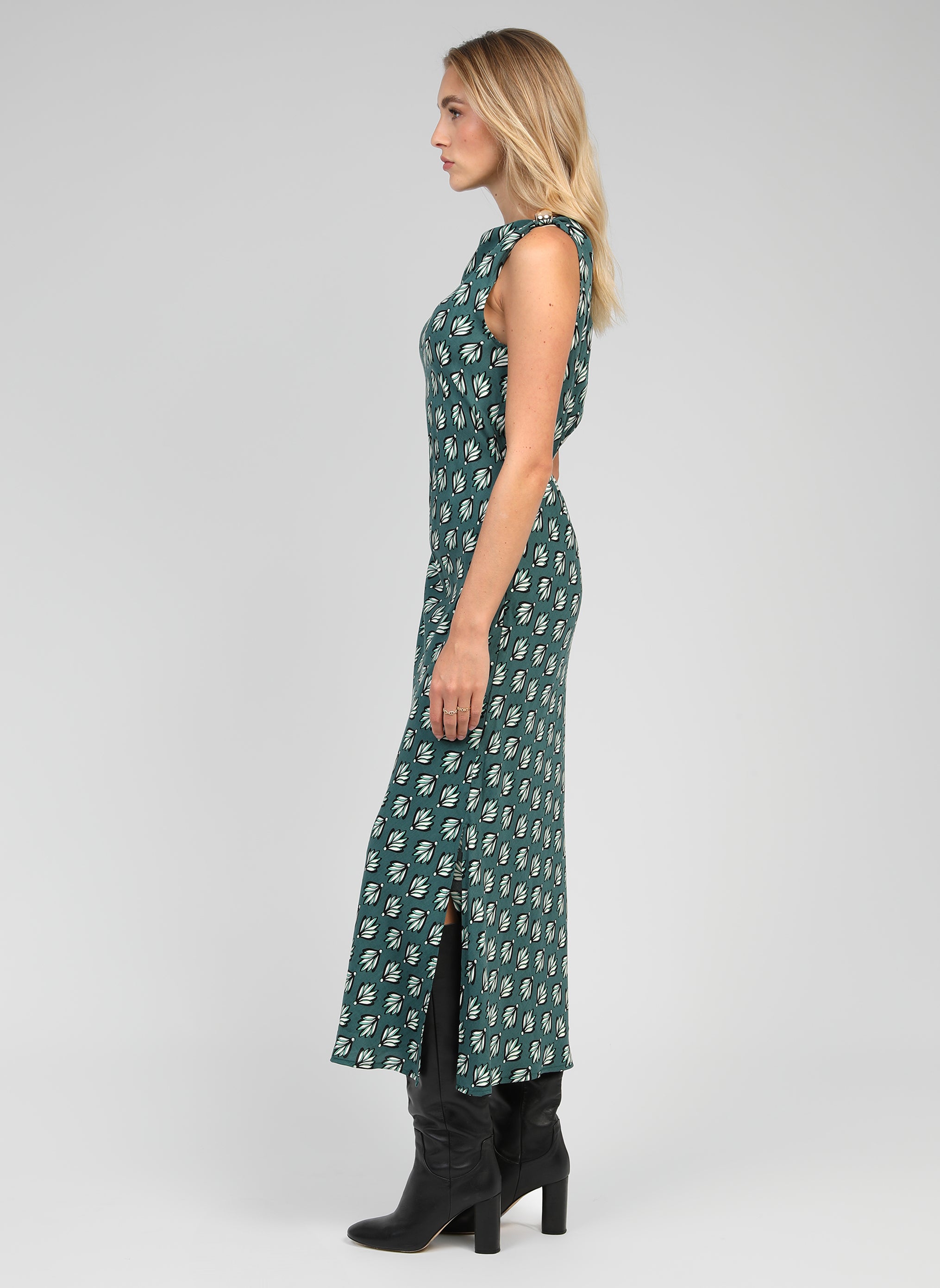 MIDI DRESS MIRKALA zack green