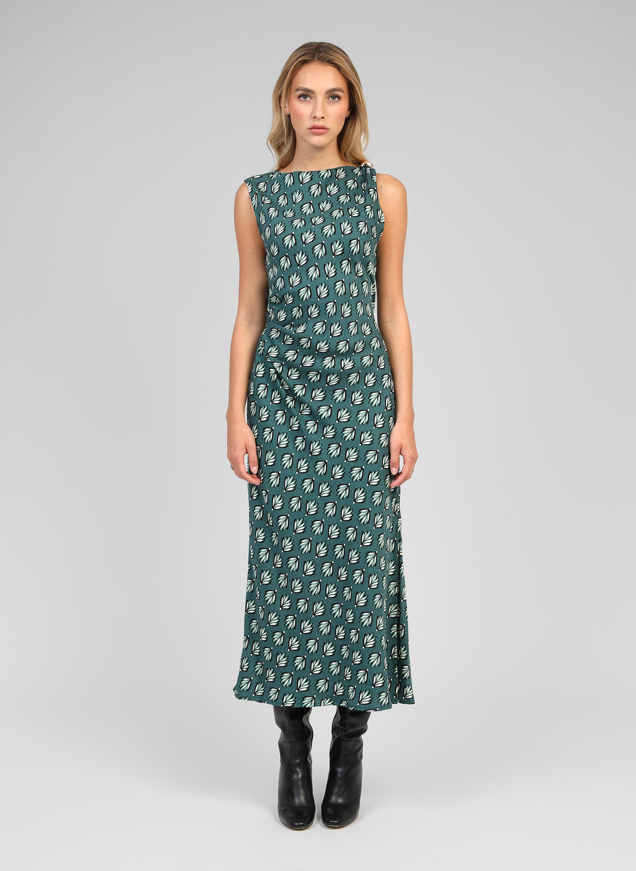 MIDI DRESS MIRKALA zack green