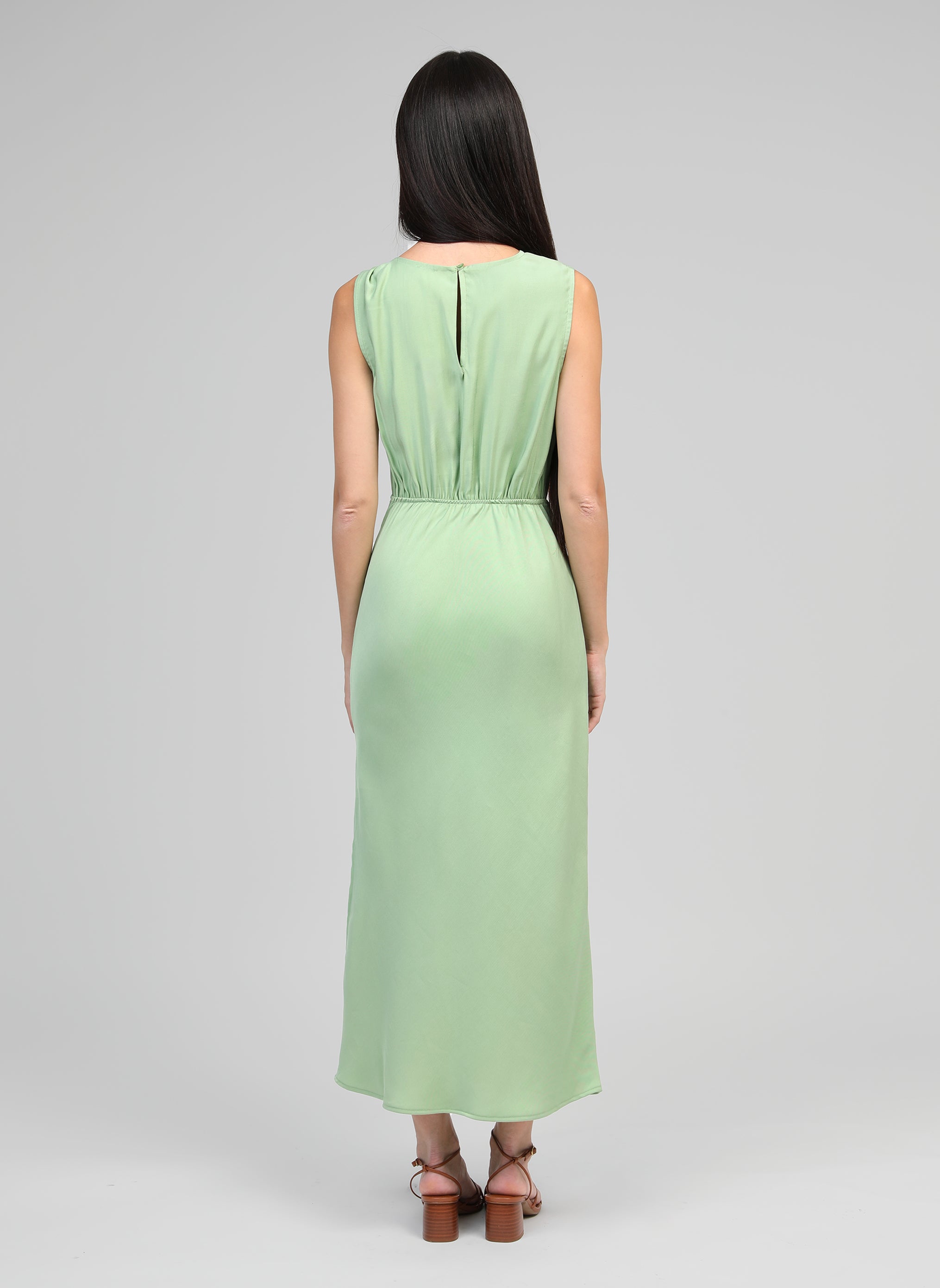 MIRKA MIDI DRESS sage