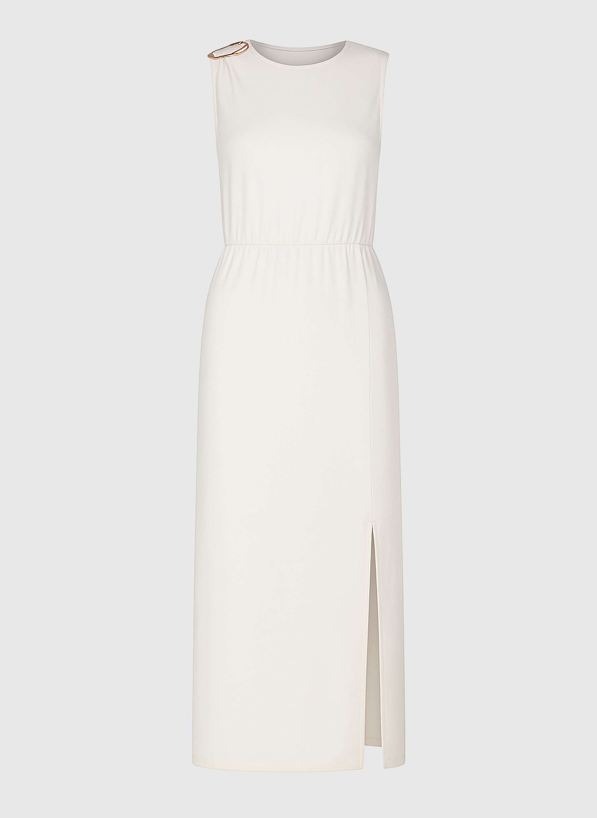 ROBE MIDI MYSTRAL ecru