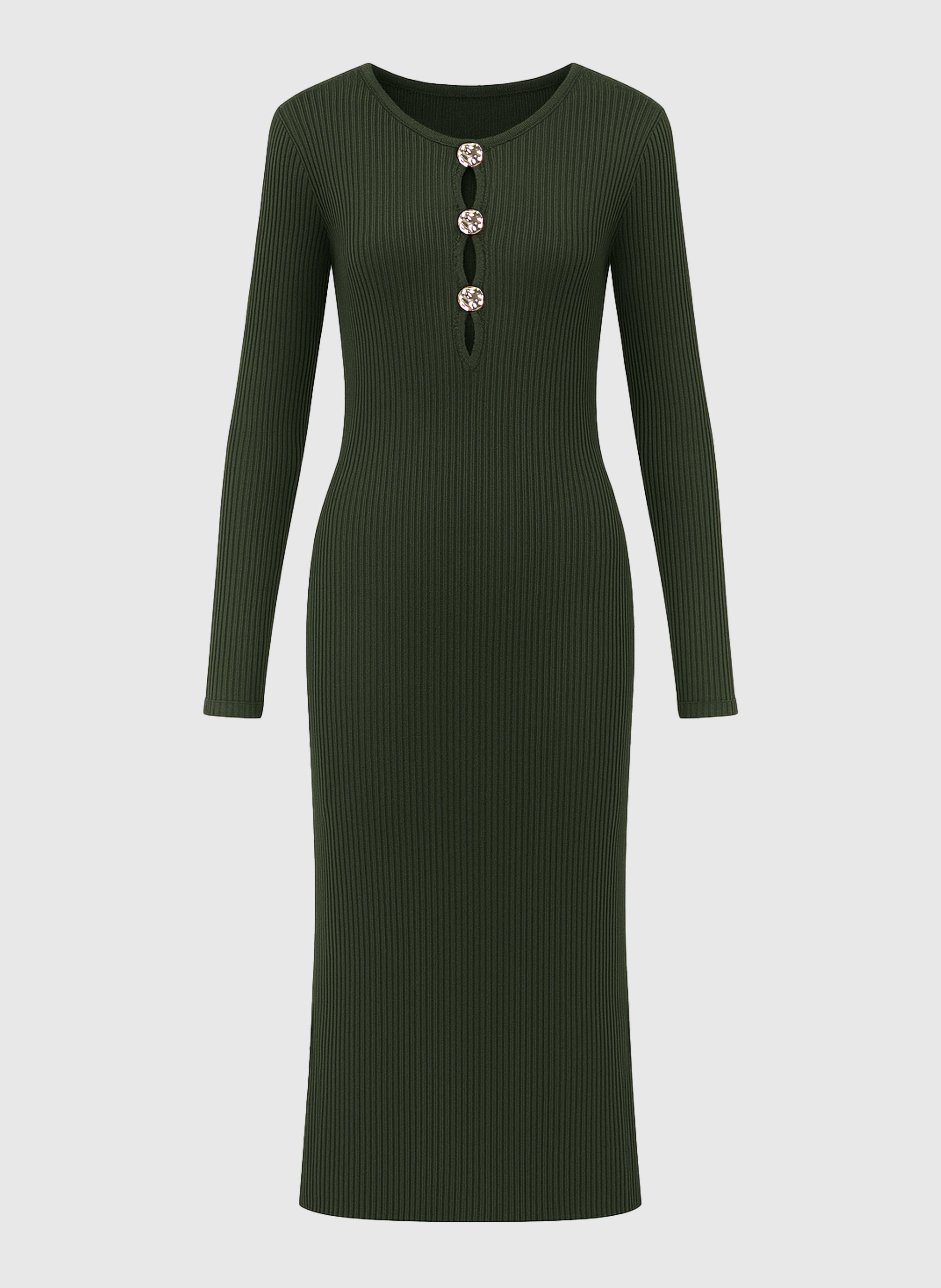 ROBE LONGUE NADIA kaki