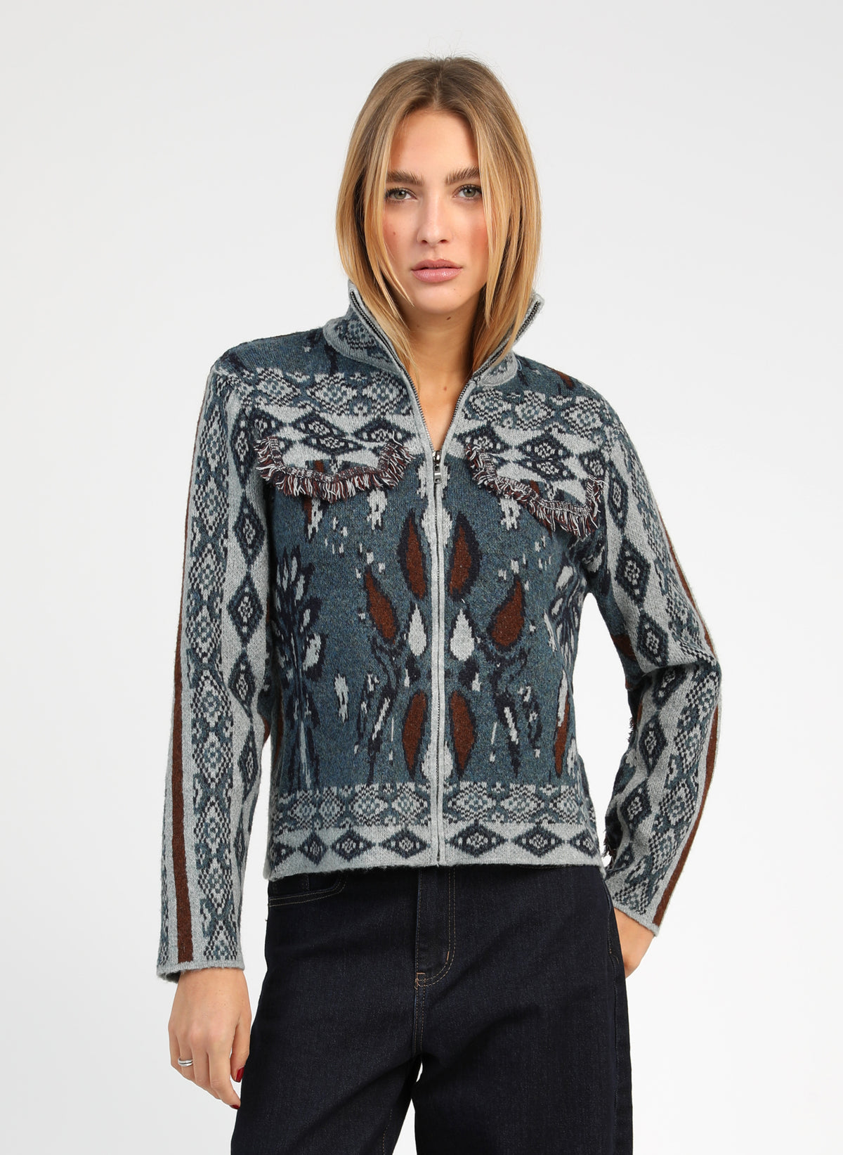GILET NAKARI bleu