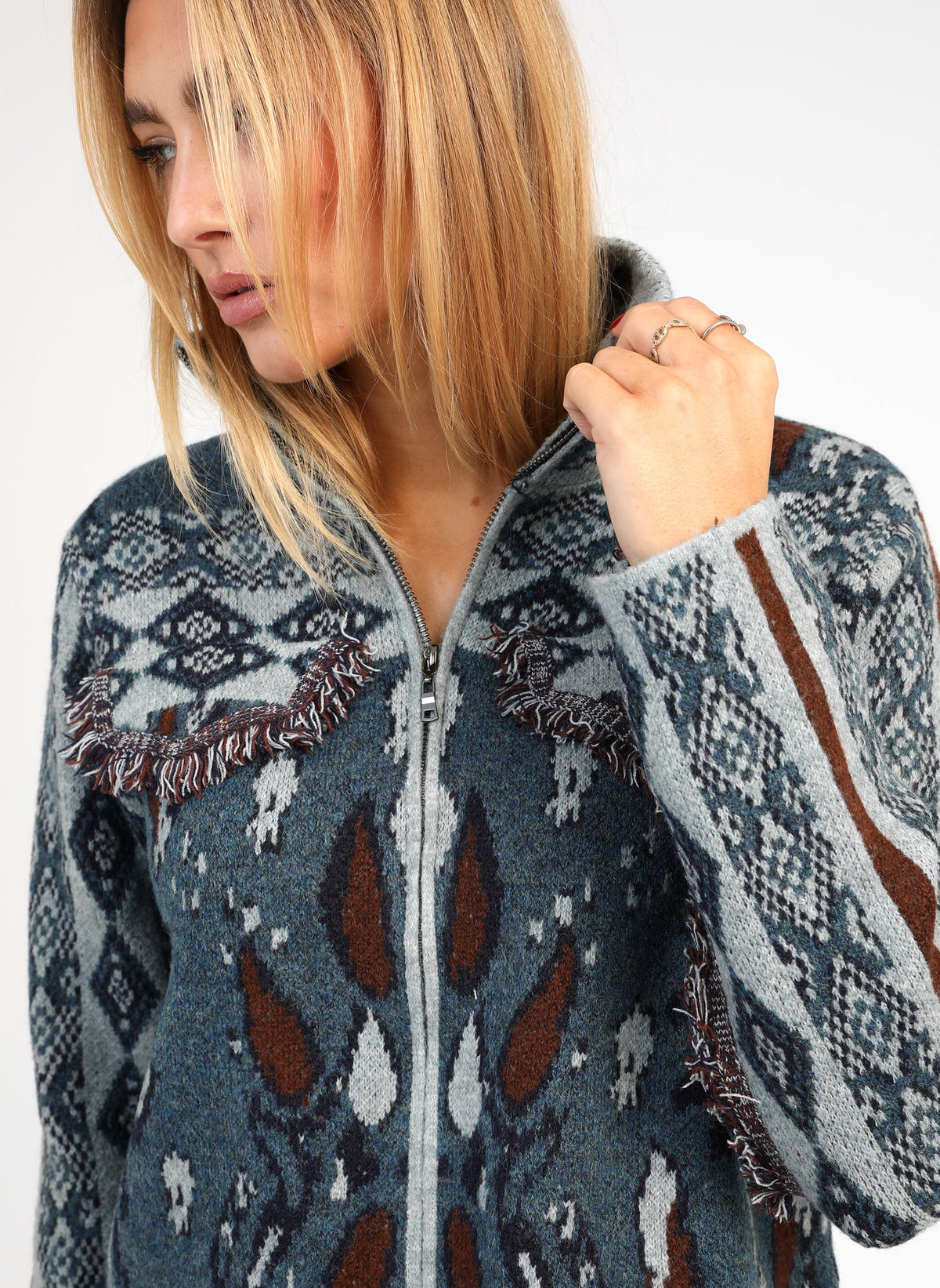 GILET NAKARI bleu