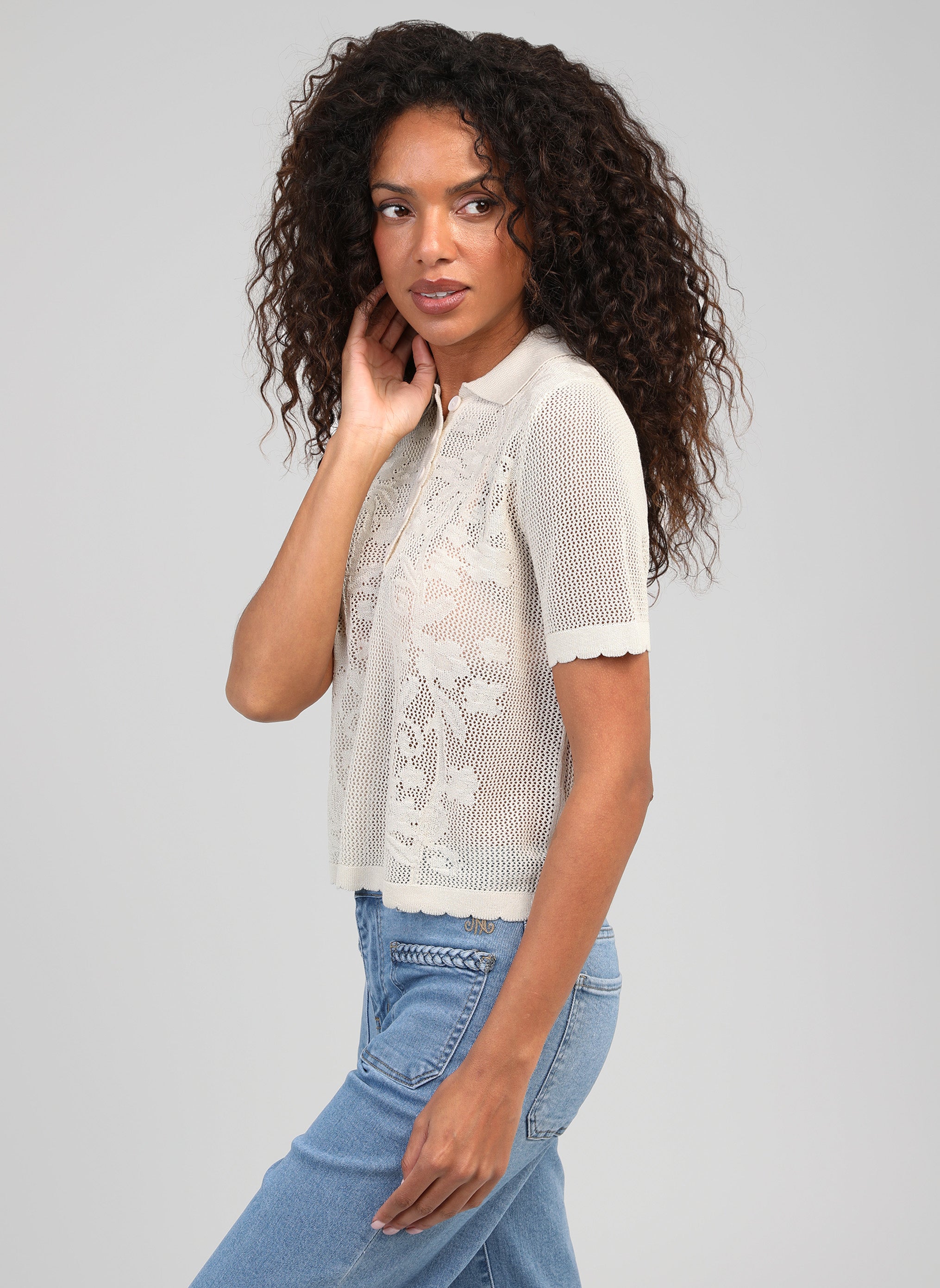 POLO NALEXIA ecru