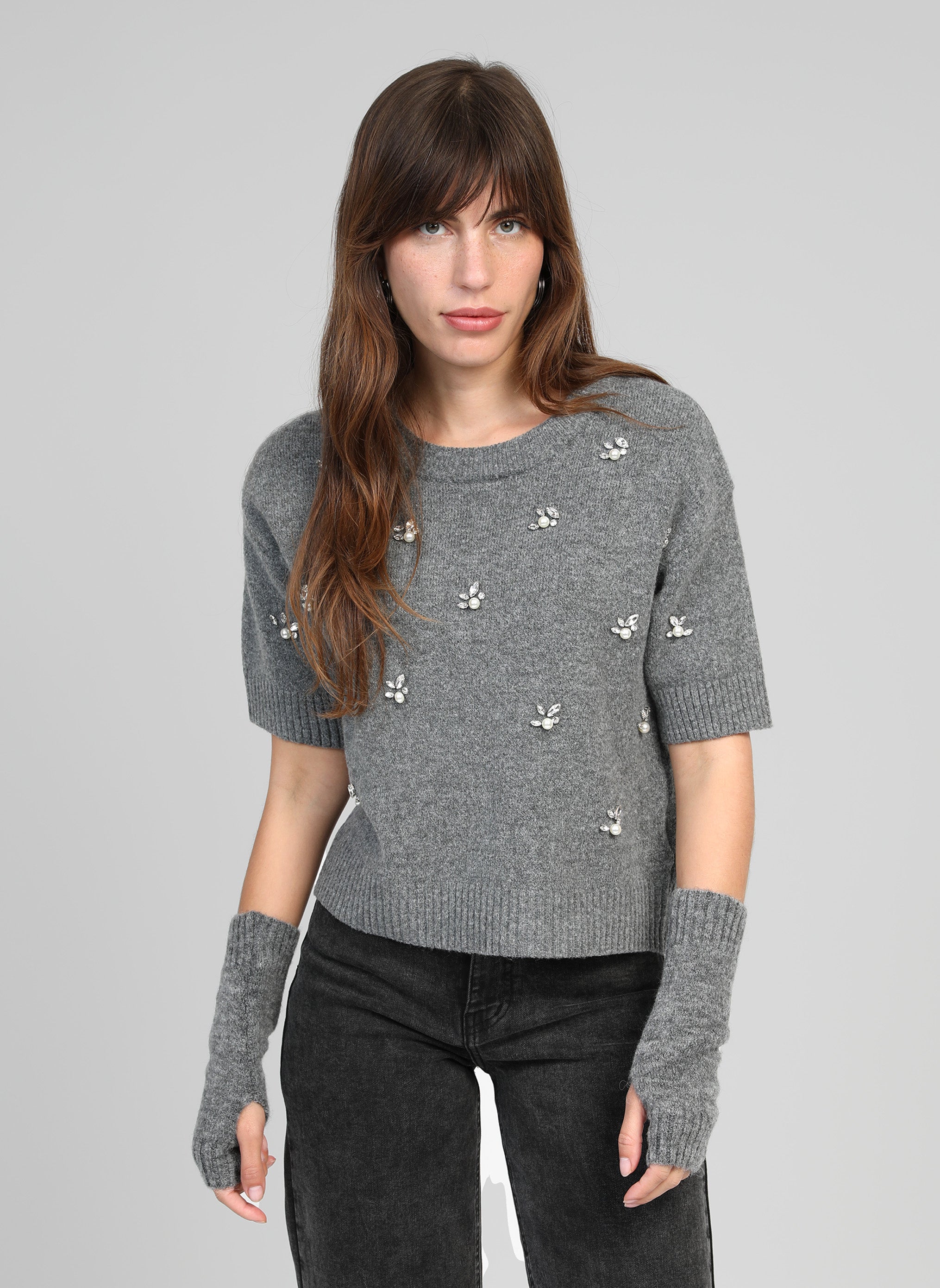 NELIDA PULL grey
