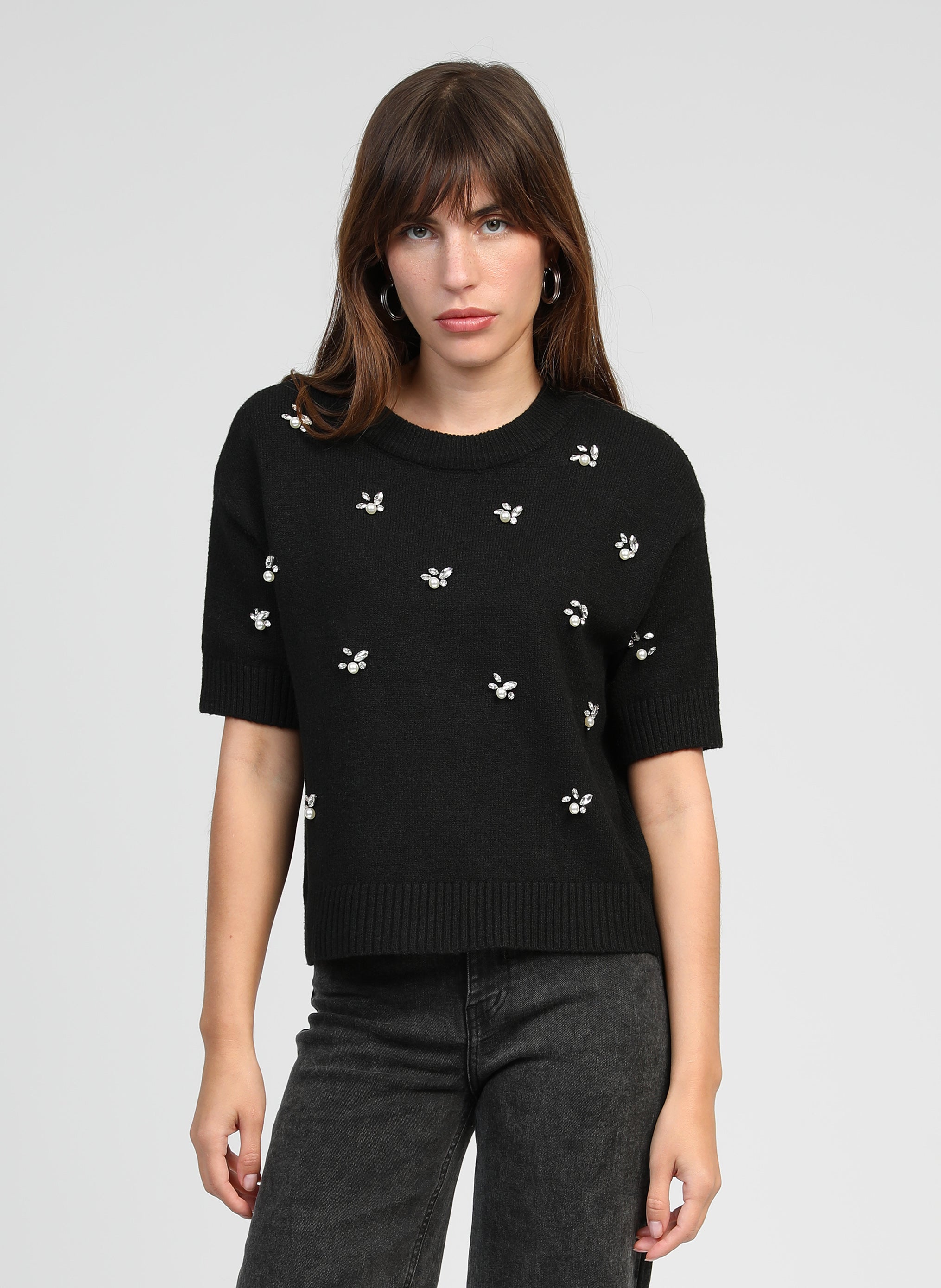 PULL NELIDA noir
