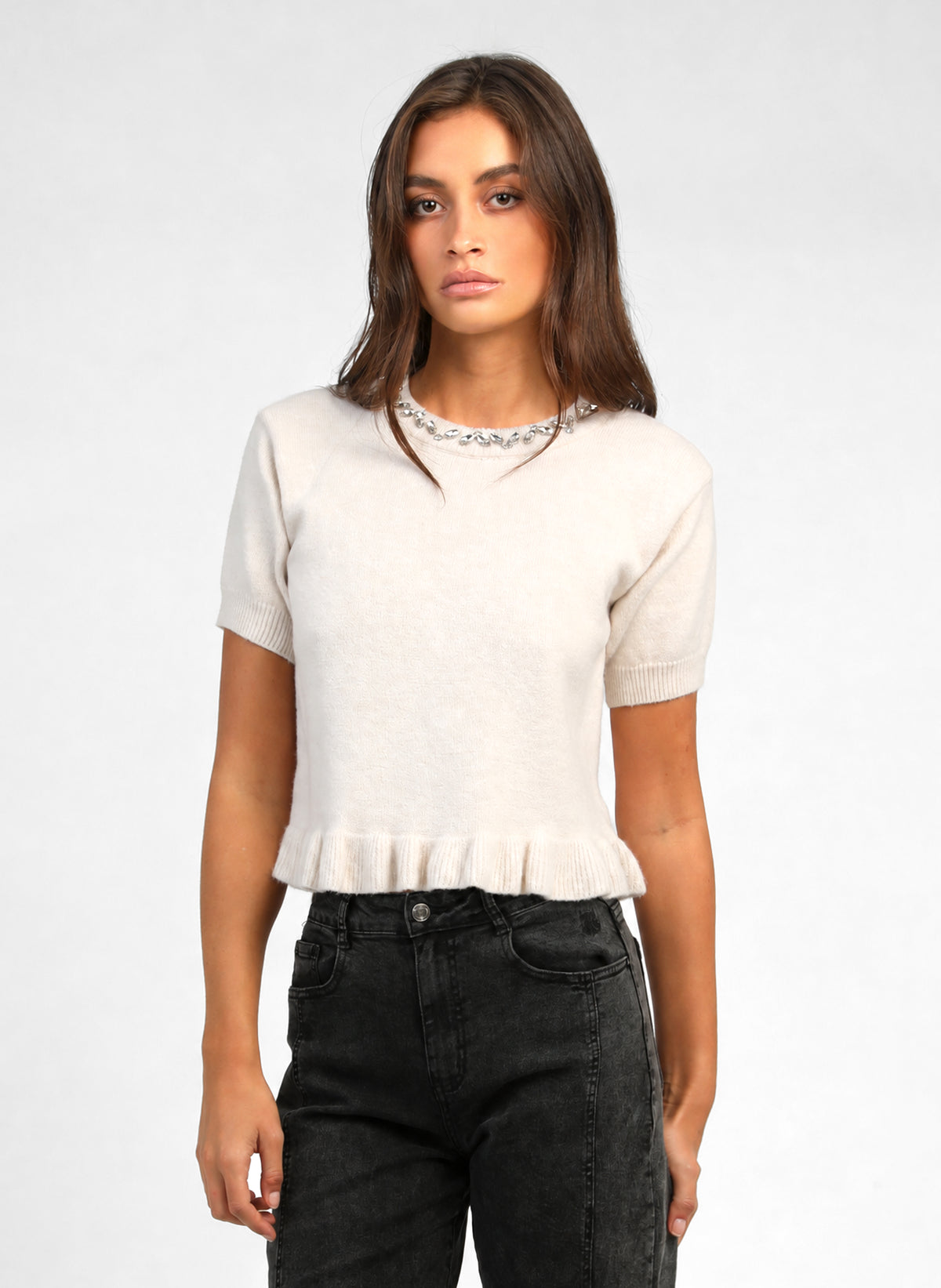 PULL NESTORINE ecru