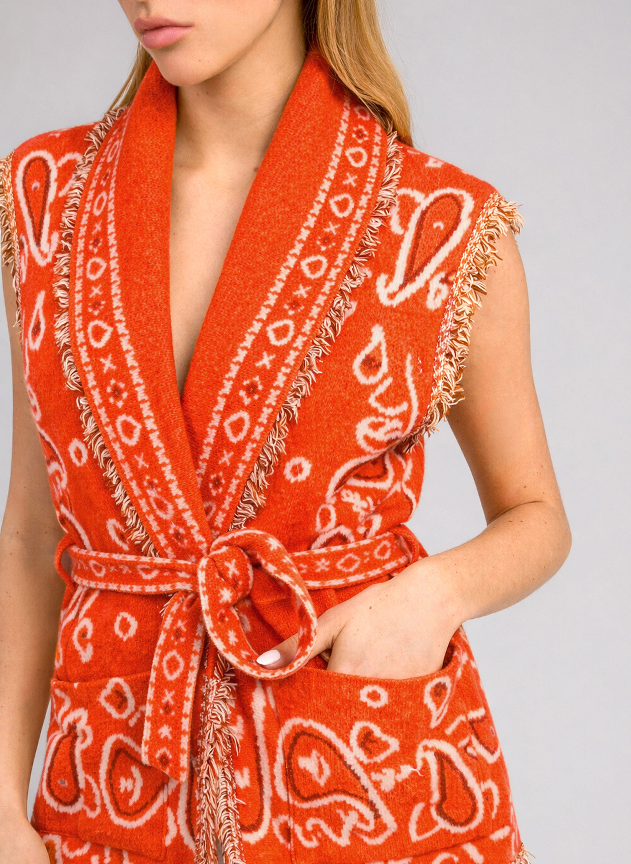 VESTE SANS MANCHES NINDI piment